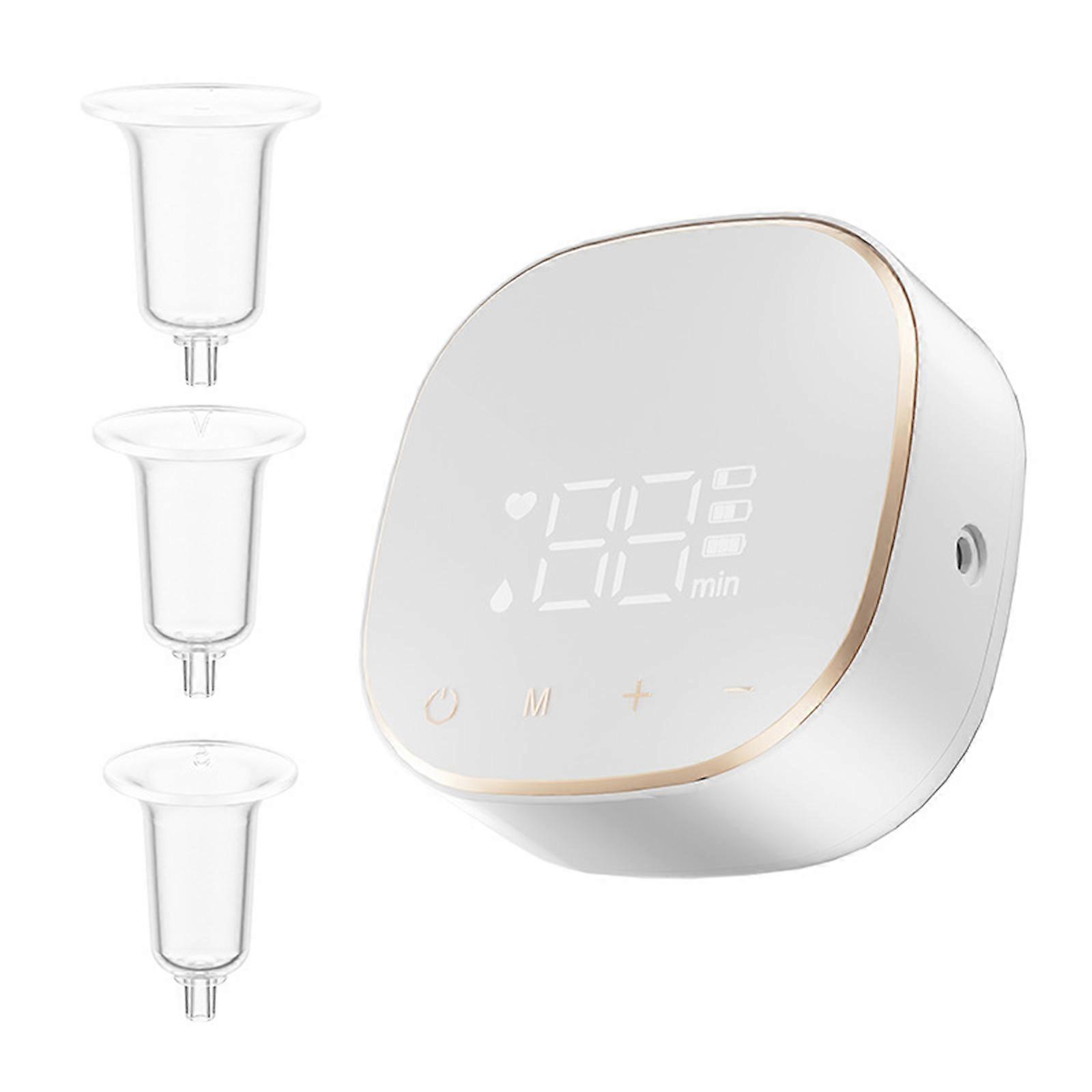Nipples Corrector for Flat or Inverted Nipples 3 Sizes Rechargeable Inverted Nipples Puller Machine for Nipple Puller White
