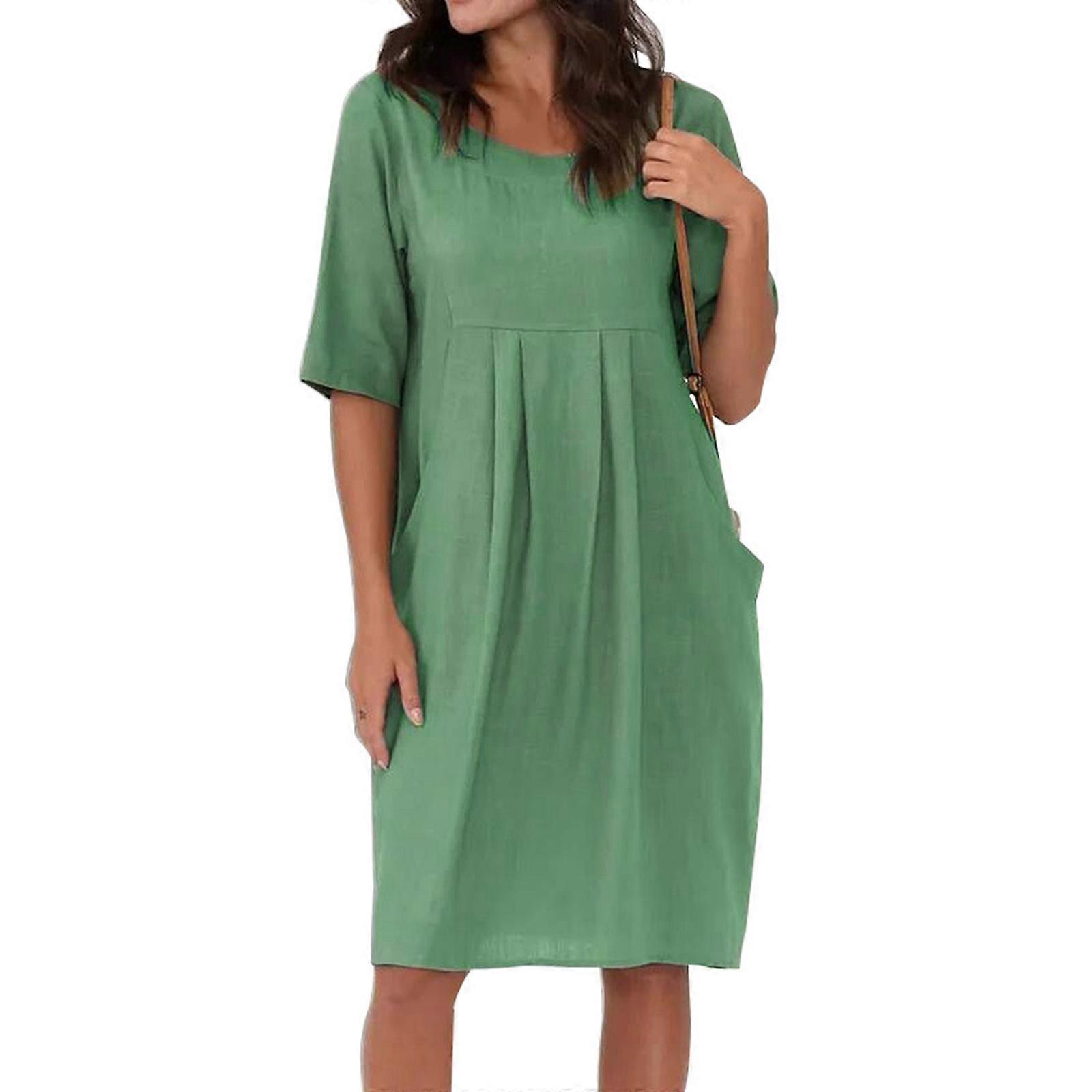 chinese dress ladies LZIALBM Women's Summer Pleated Maxi Dress 2024 Casual Cap Sleeve Loose Fit  Flowy Long Dresses with Pockets Black at Amazon Women's Clothing store