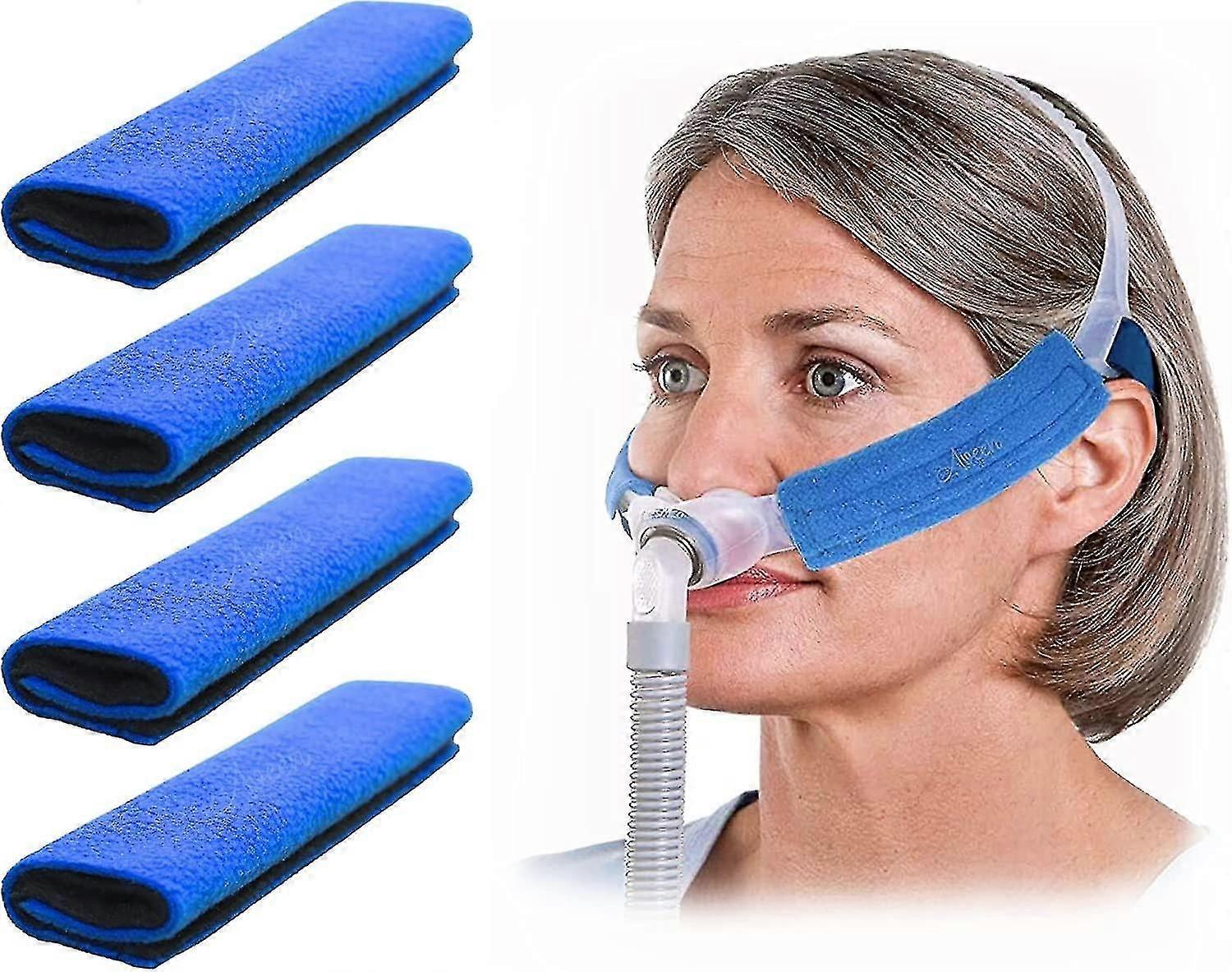 4 حزم أغطية حزام Cpap ، وسادات راحة حزام Cpap ، وسادات وجه Cpap ، وأغطية وسادة Cpap