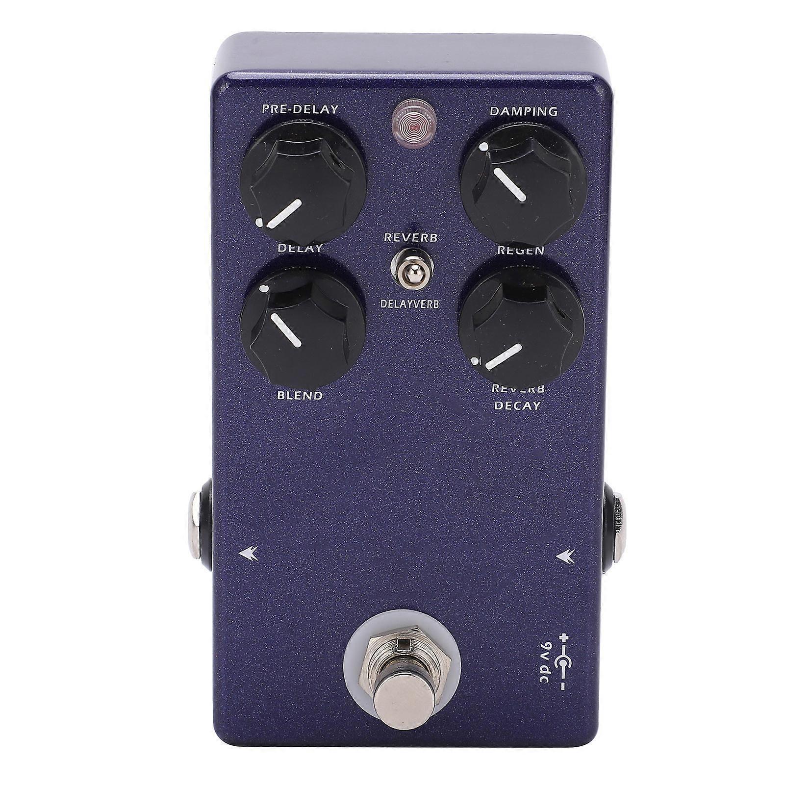 Guitar Effect Pedal Sky Reverb Delay 2 in 1 Adjustable Digital Instrument Accessory