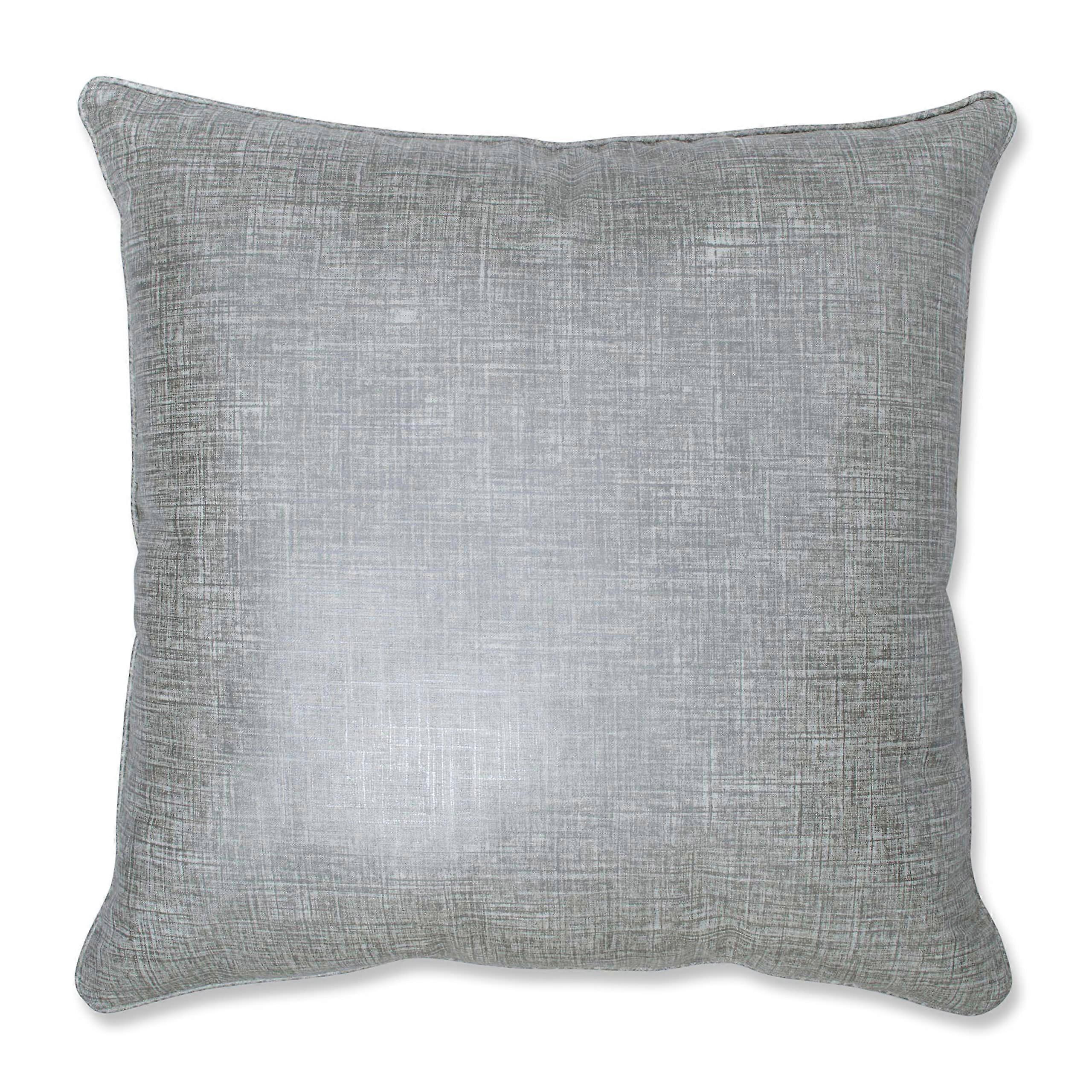 Grey Floor Pillow for Indoor Use 25 in. X L 25 in. W X 5 in. D