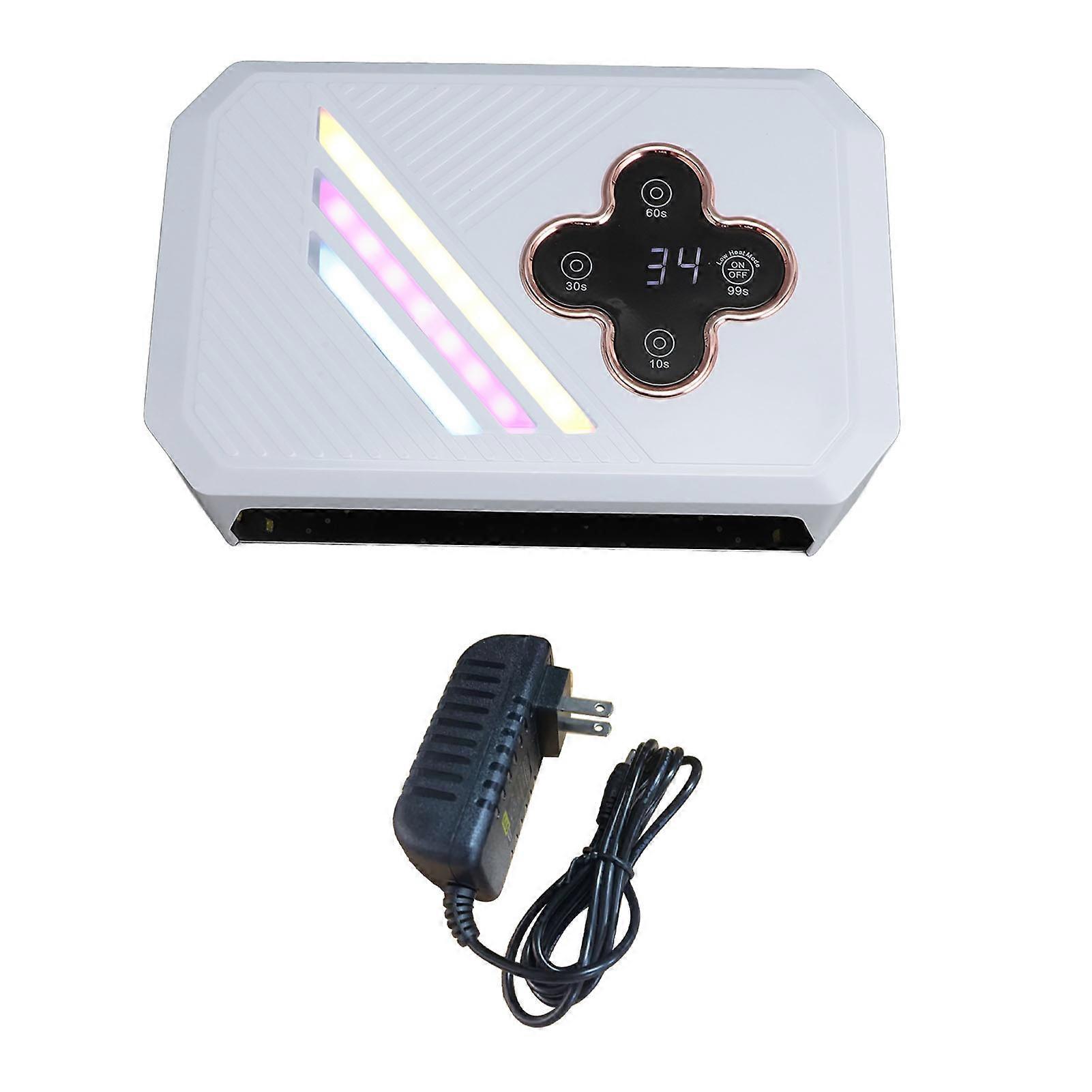 UV for Press On Nails Acrylic Gel 4 Timer 66pcs Lamp Chips Professional Art Tools Automatic Sensor UV Led Nail Light