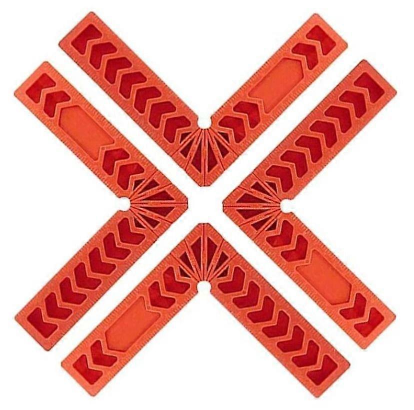 Positioning Squares 90 Degree 4, 4 Pcs Plastic Positioning Squares, Right Angle Clamp Positioning Squares, Carpenter Tool Auxiliary Tools