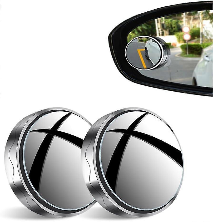 Car Blind Spot Mirrors 2 Pcs For BMW I7 X7 G07 G09 M3 360 Degree Adjustable Wide Angle Convex Rear View HD