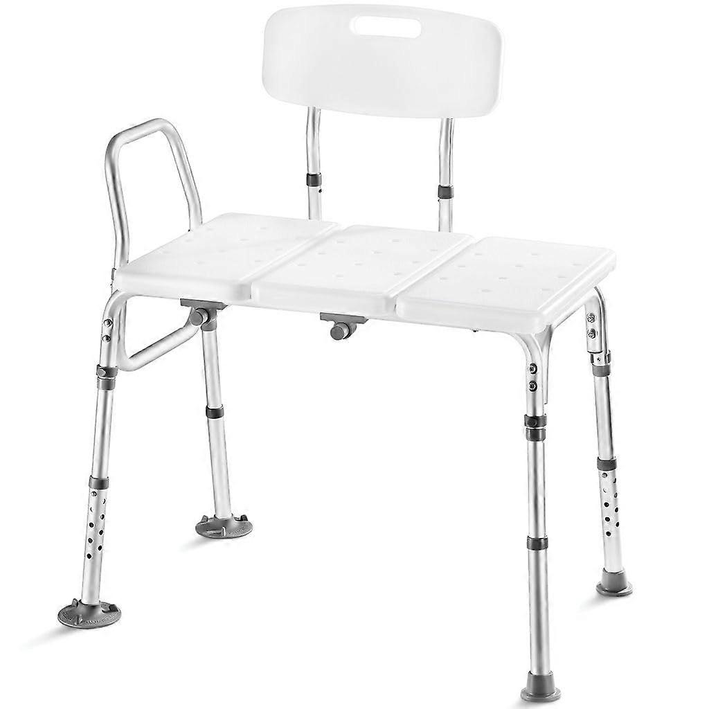 Transfer Bench for Bathtub Shower, Adjustable Height, 400 Lbs Capacity, Lightweight, FSA/HSA Eligible for Seniors and Disabled
