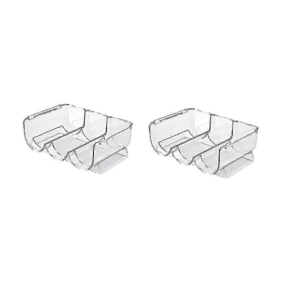 2 Pack Container Izer H, Kit Pantry, Refrirator Tissue And Stora Bin, Stackable C
