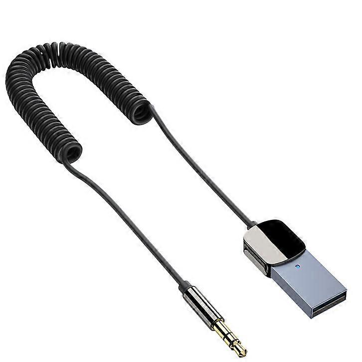 Bluetooth 5.0 with Microphone Auto Connect Hands Free Calling Bluetooth Transmitter Receiver for Car