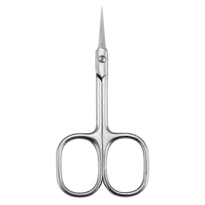 Manicure Scissors Stainless Steel Cuticle Cutter for Precision Nail, Eyebrow, Eyelash, and Nose Hair Grooming