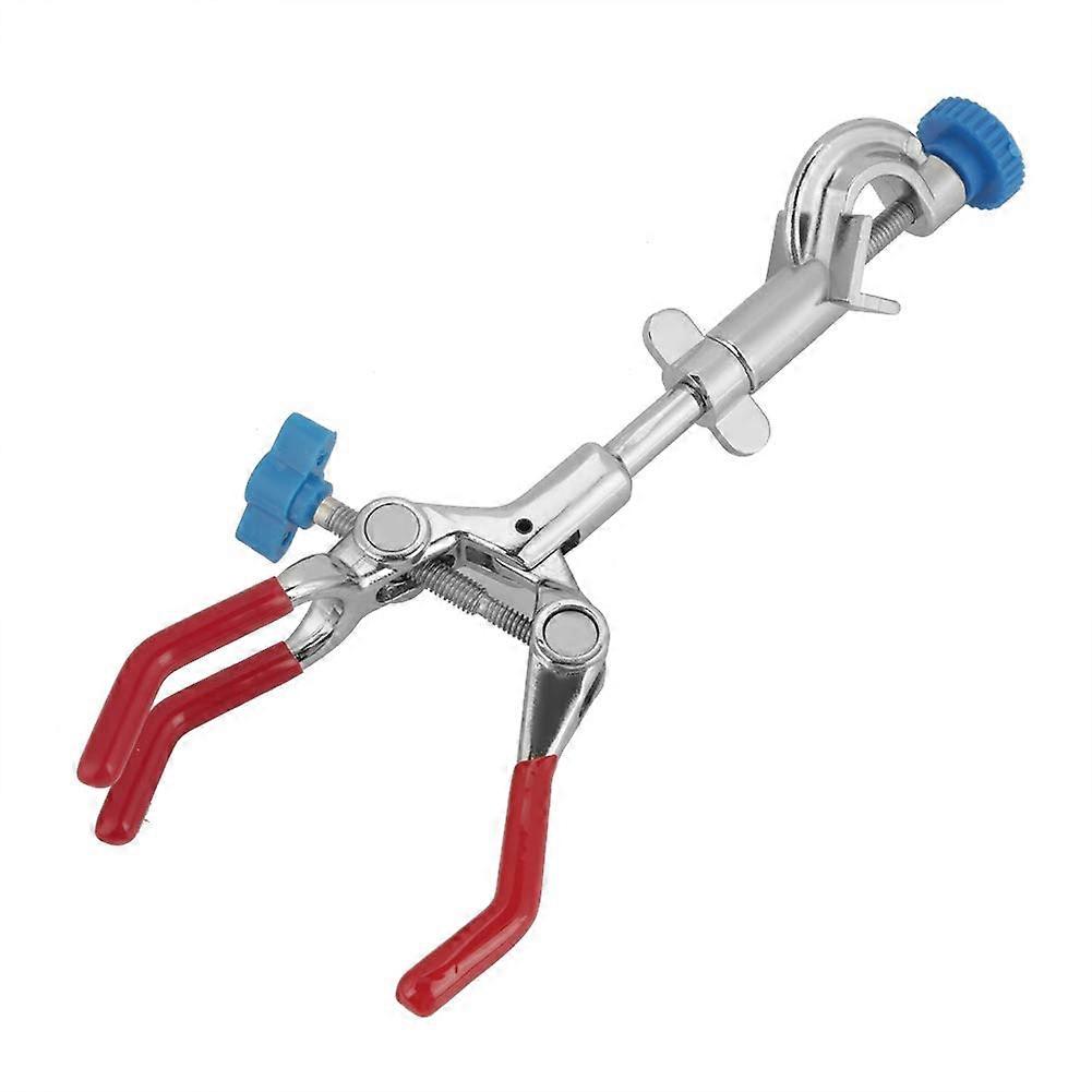 Labor Halter Lab Sta Adjustable Three Prong Swivel Flask Clamp Lab Test Tube Condenser Lab Holder