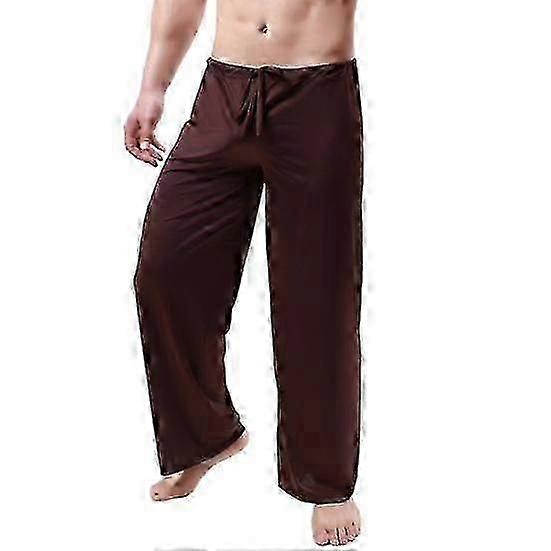 Breathable Drawstring Men's Yoga Trousers In Solid Colors For Sports Wear