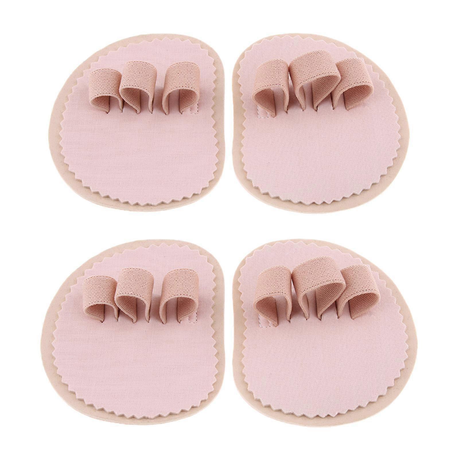 2Pair Overlapping Toe Crooked Hammer Toes Separator Straightener Splint