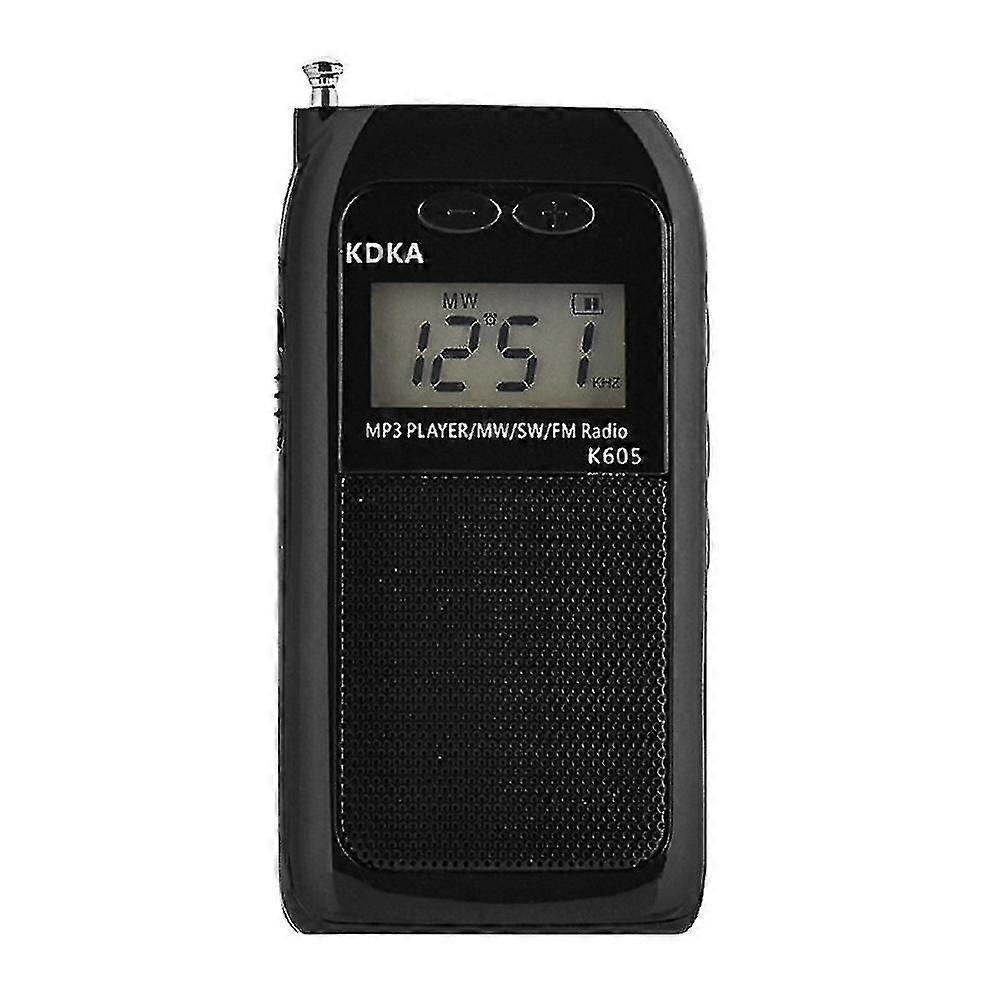 Pocket Fm/am/sm Radio Digital Mp3 Player