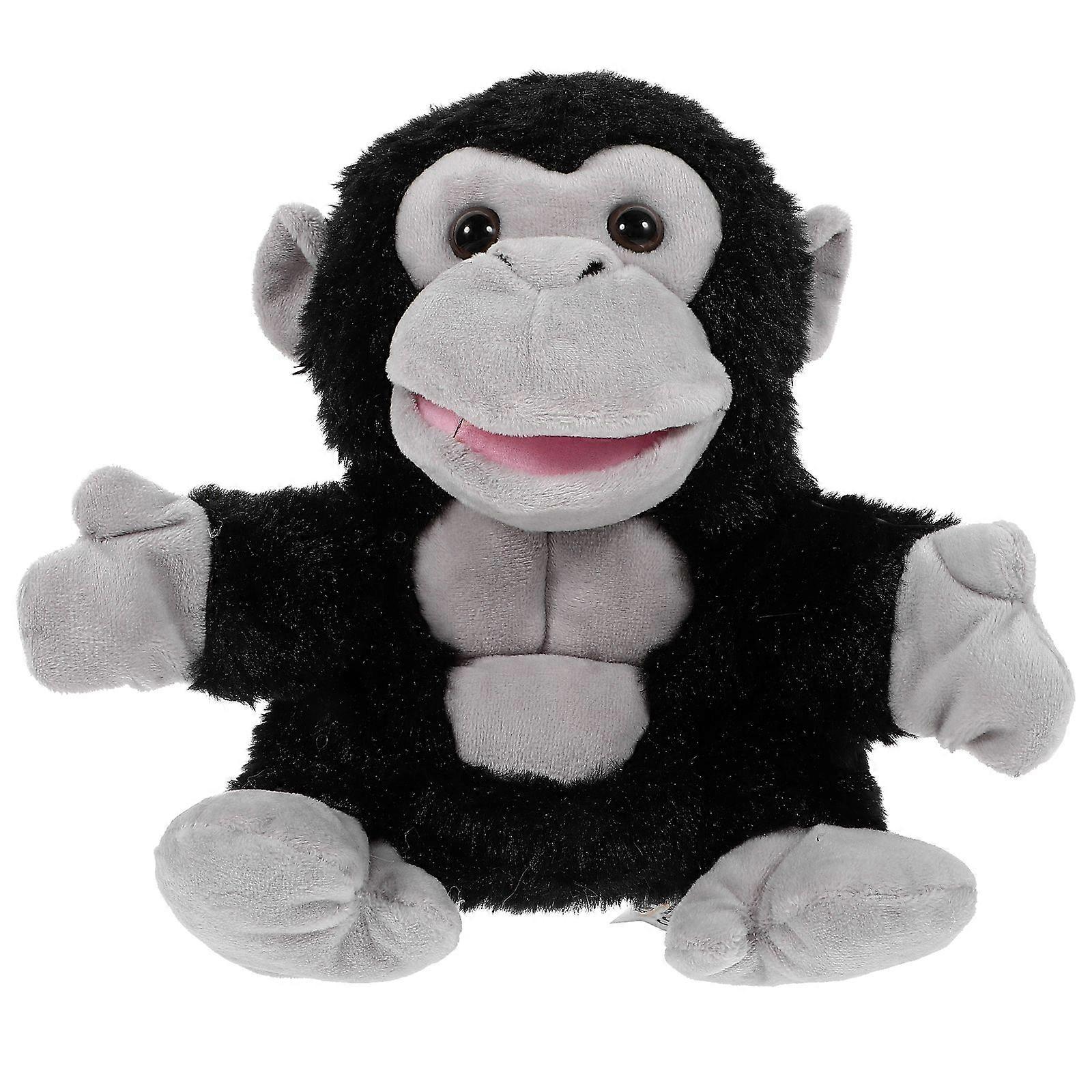 Gorilla Handpuppe Kuscheltier Handpuppe Tier Plüschtier Plüschtier