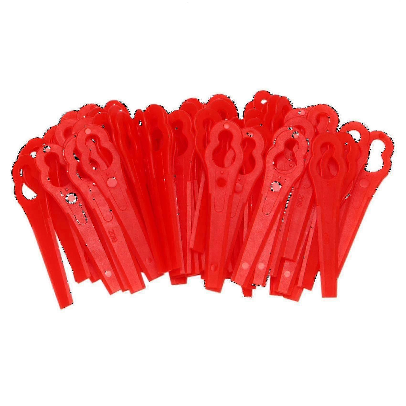 80pcs Replacement Grass Trimmer Blades Spare Part Lawn Mower Cutting -a