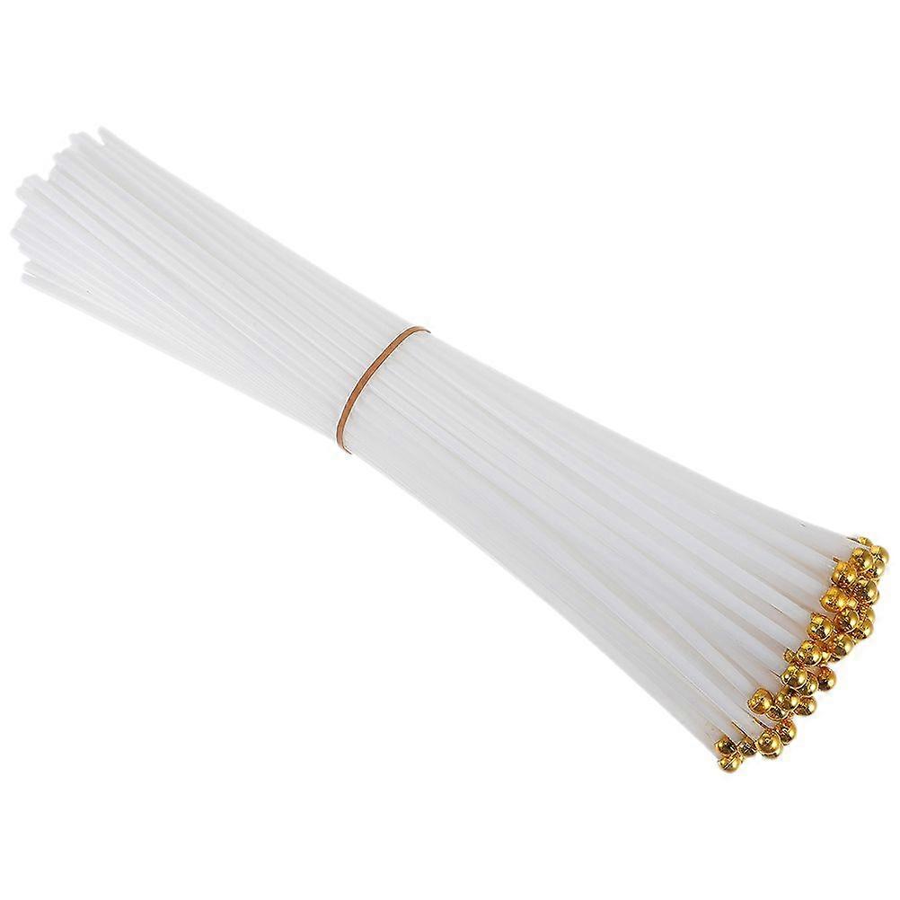 100pcs πλαστικά ραβδιά σημαίας DIY κοντάρι σημαίας πλαστικά ραβδιά αθλητικά γεγονότα Κοντάρια σημαίας χειρός Κοντάρια σημαίας
