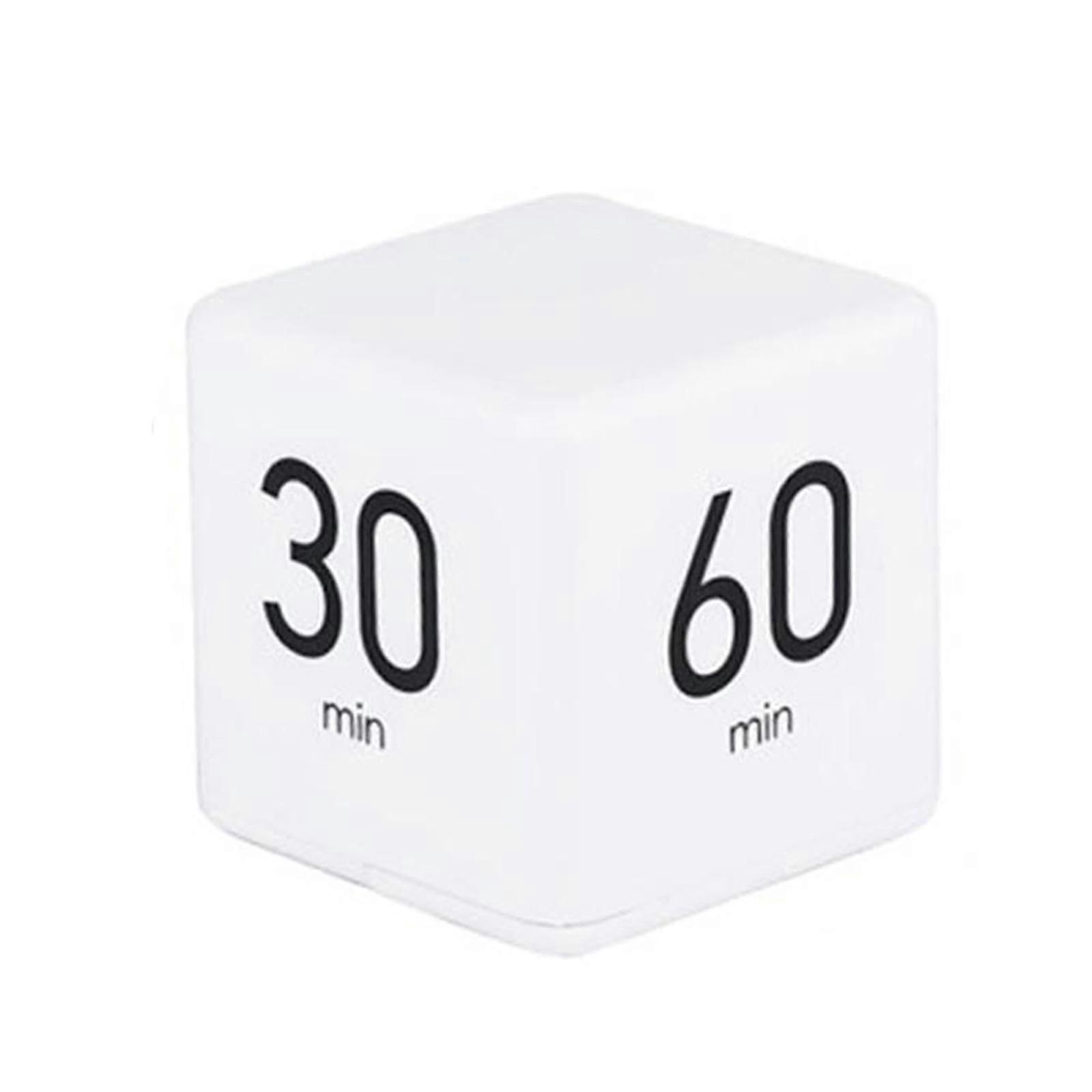 Miracle Cube Timer White Kitchen Timer Kids Timer Workout Timer Fashionable