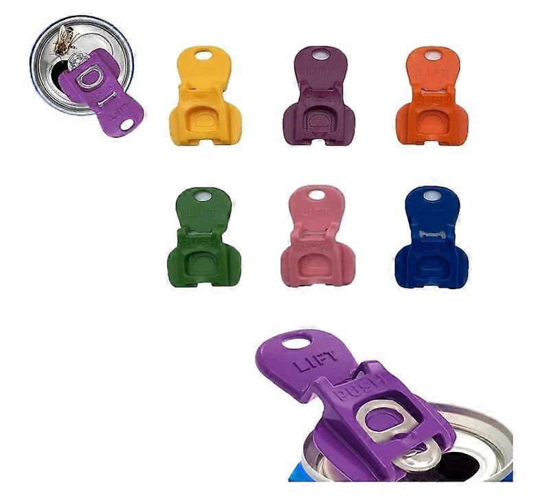 Easy Tab Opener & Drink Protector,6/12/24pcs Plastic Jar Openers Tool for Beer