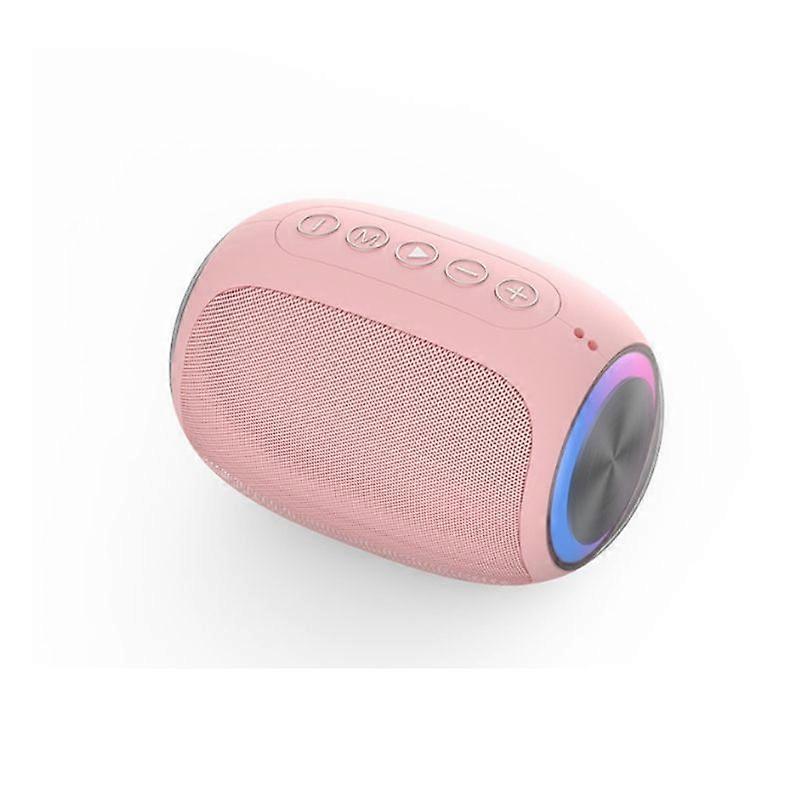 Portable Bluetooth Karaoke Machine, Karaoke Speaker With 1 Wireless Microphone, Party Speaker With Volume Adjustment, Pink