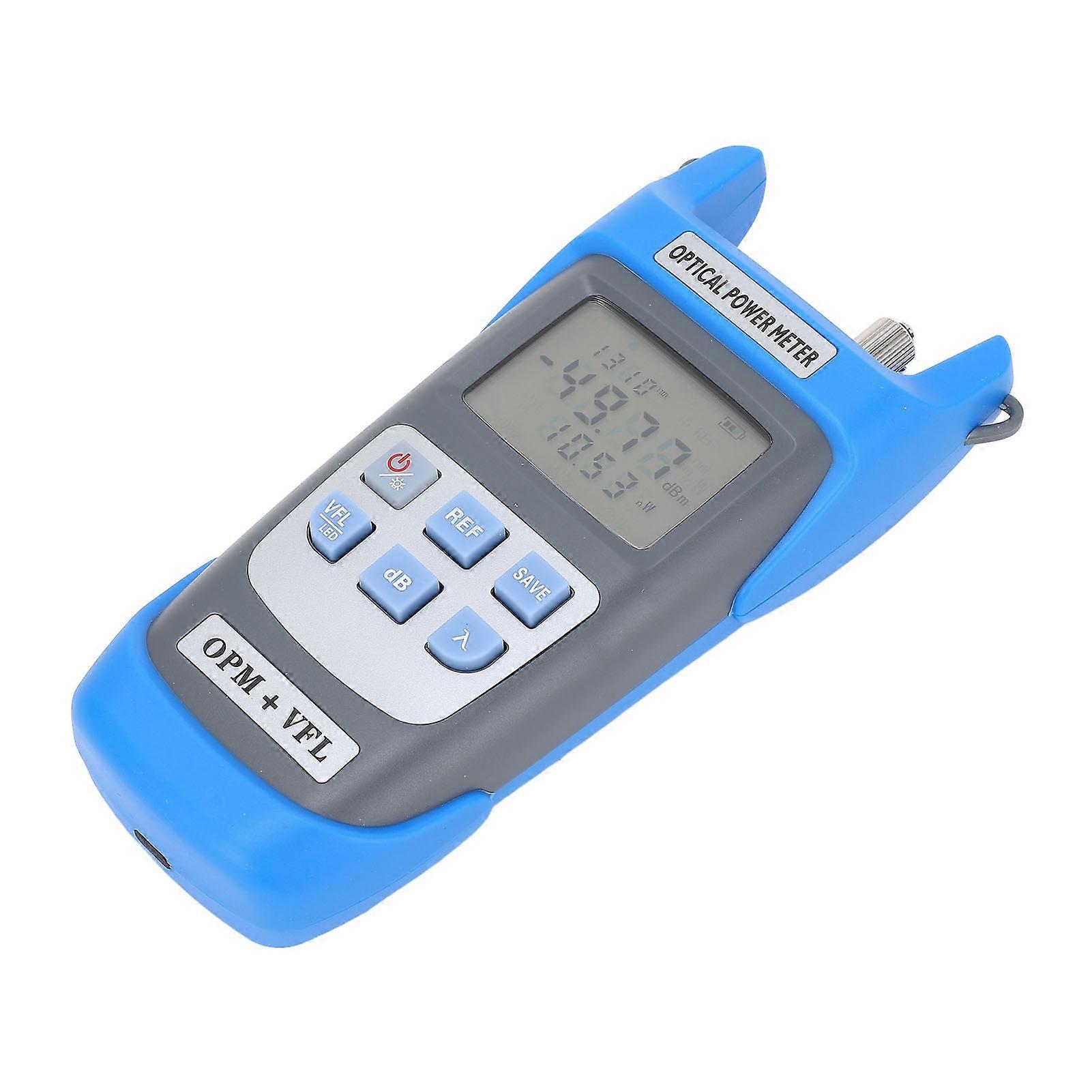 3 in 1 Fiber Optic Tester 10 Wavelengths -70 To +10dBm Optical Power Meter 15mW 15km Visual Fault Locator and LED Light 