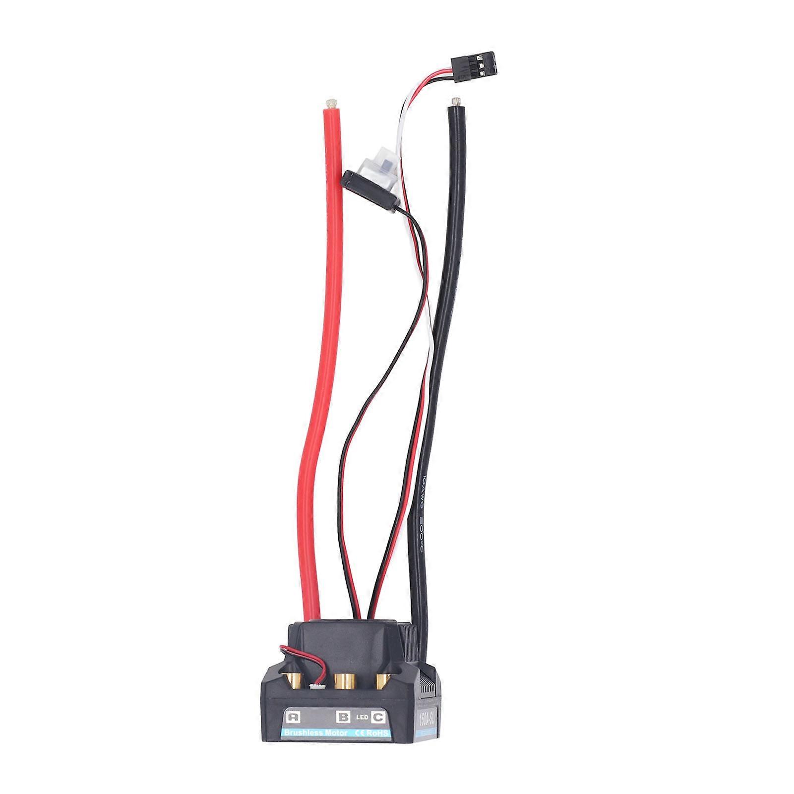 150A Brushless Speed Controller for 1/8 RC Car 2-4S Lipo Waterproof Dustproof 5A BEC 5.8V 720A Peak Current 150A