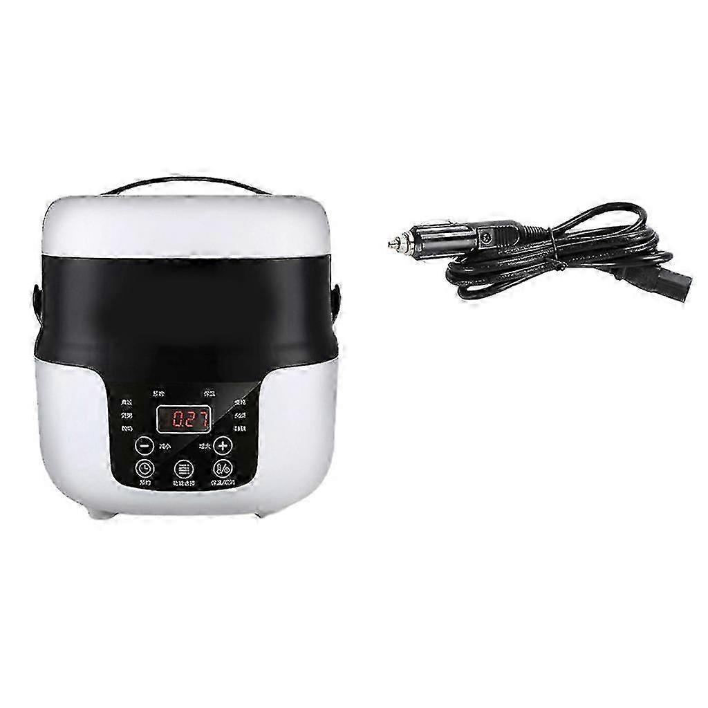 Mini Travel Rice Cooker Electric Lunch Box Removable Non-stick Pot Keep Warm