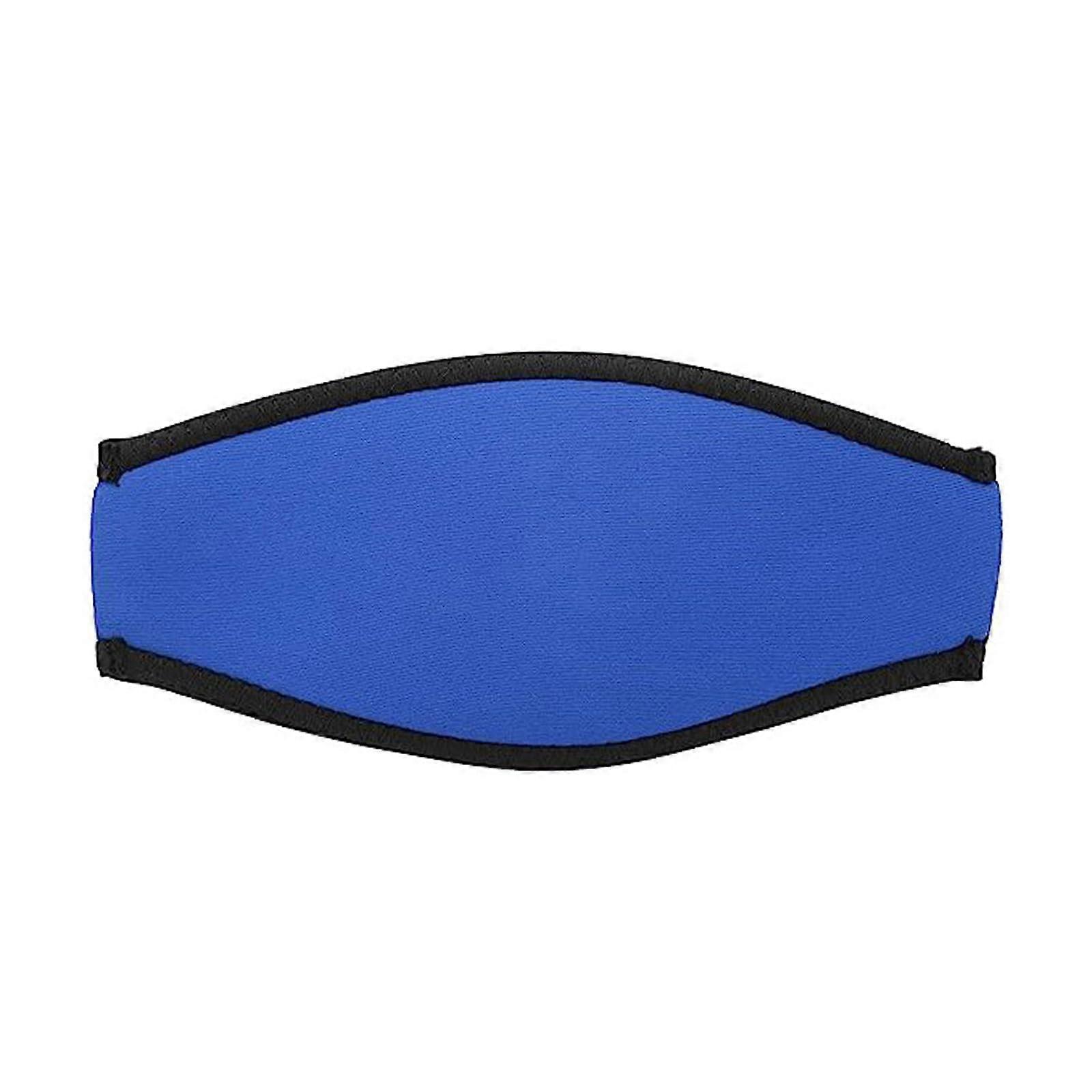 Neoprene Face Belt Cover Diving Hoe Strap Hair Protection Wrap Comfortable and Non Slip Wrap Strap Blue