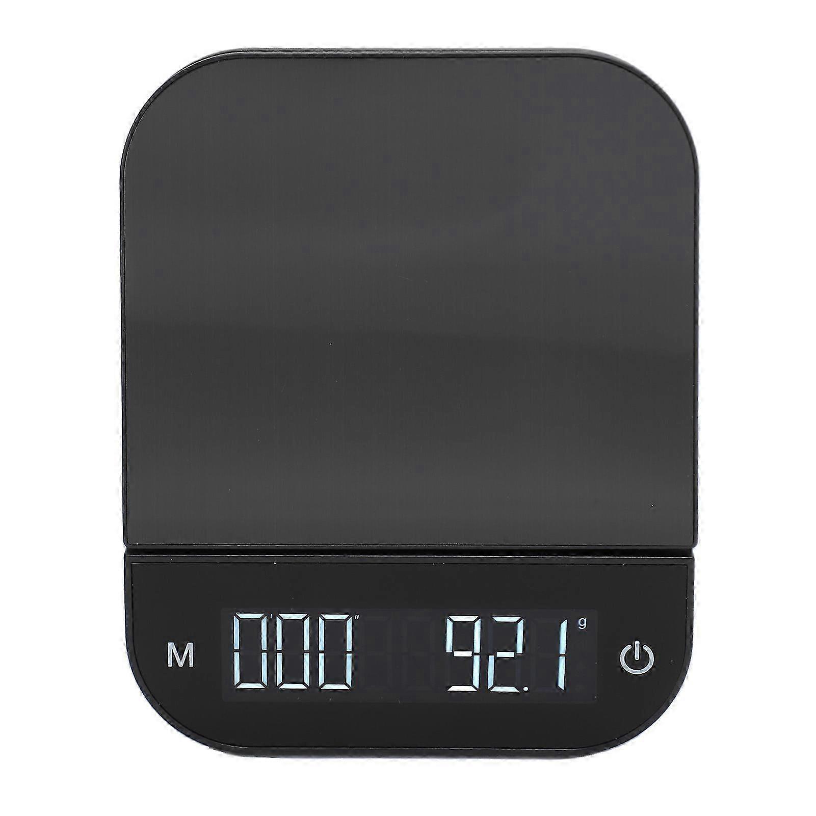 Kitchen Scale 0.1g to 6.6lb LED Display Touch Control Tare Function Automatic Timing Coffee Scale for Family Cooking 2025