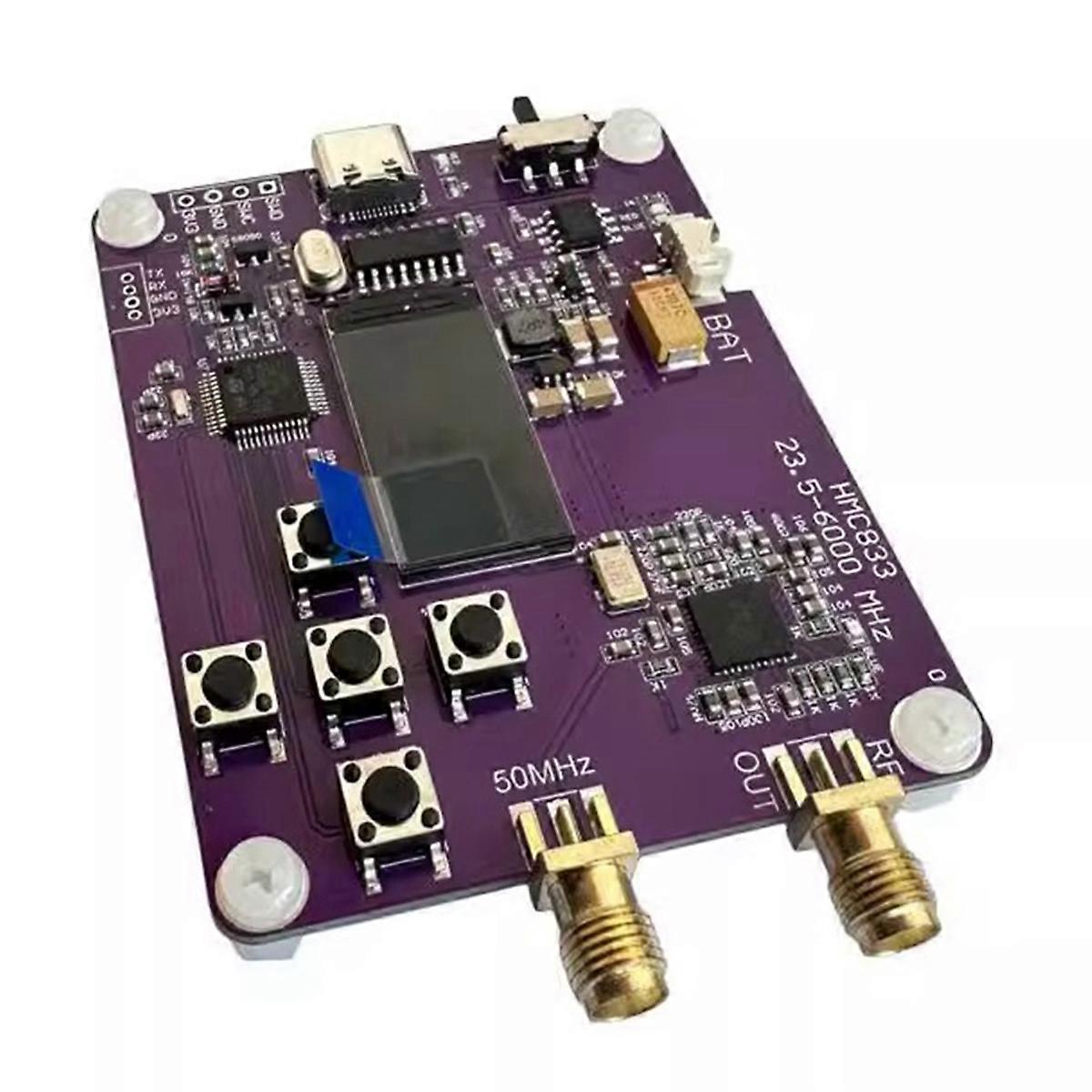 HMC833 RF Signal Generator with Oled Screen Display 6ghz RF Signal Source Transmitter