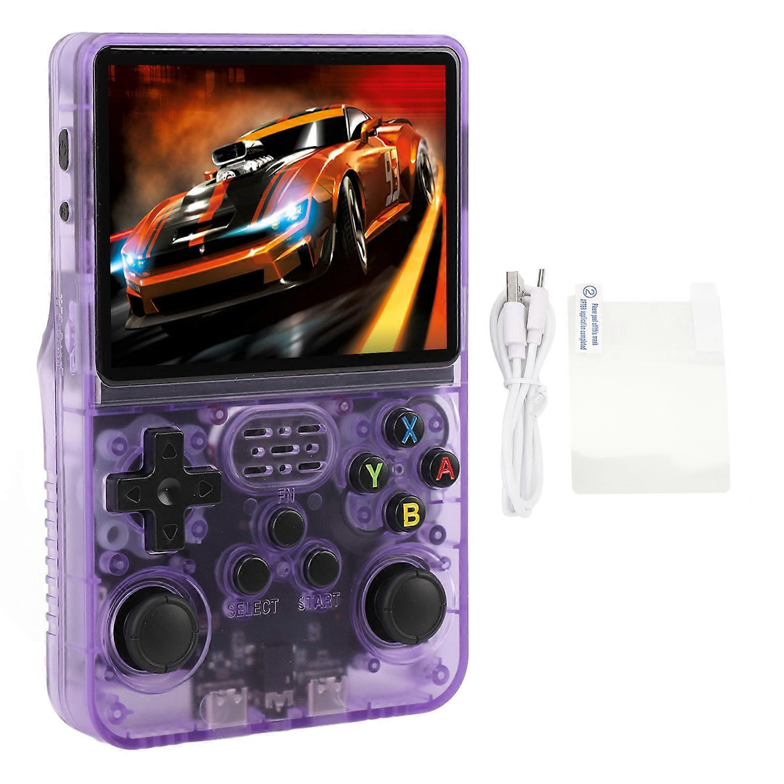 Handheld Retro Game Console: 3.5" IPS Screen, 11 Emulators, Dual 3D Joysticks, Expandable Memory