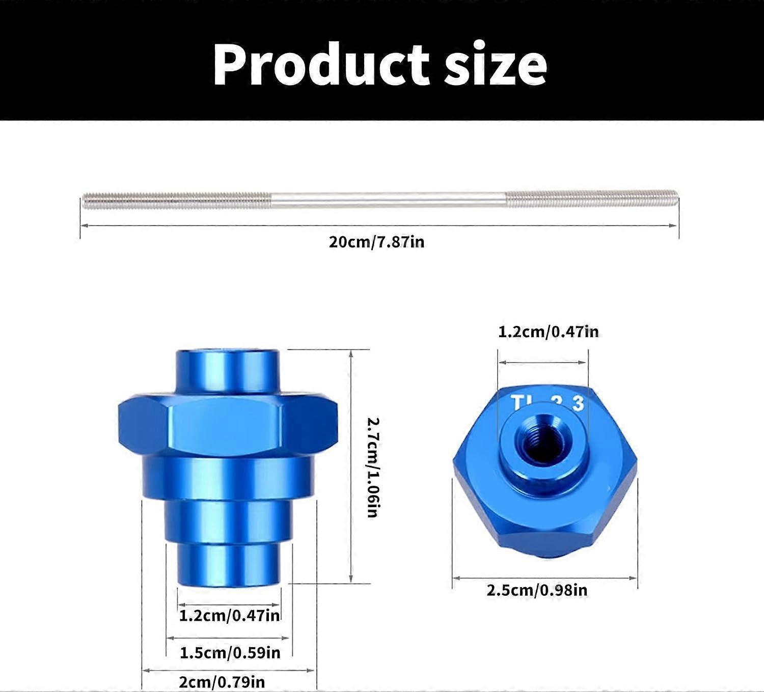 Bicycle Hub Axle Adapter Tool for Fixing Wheel Hubs - Compatible with Various Bike Models and Sizes