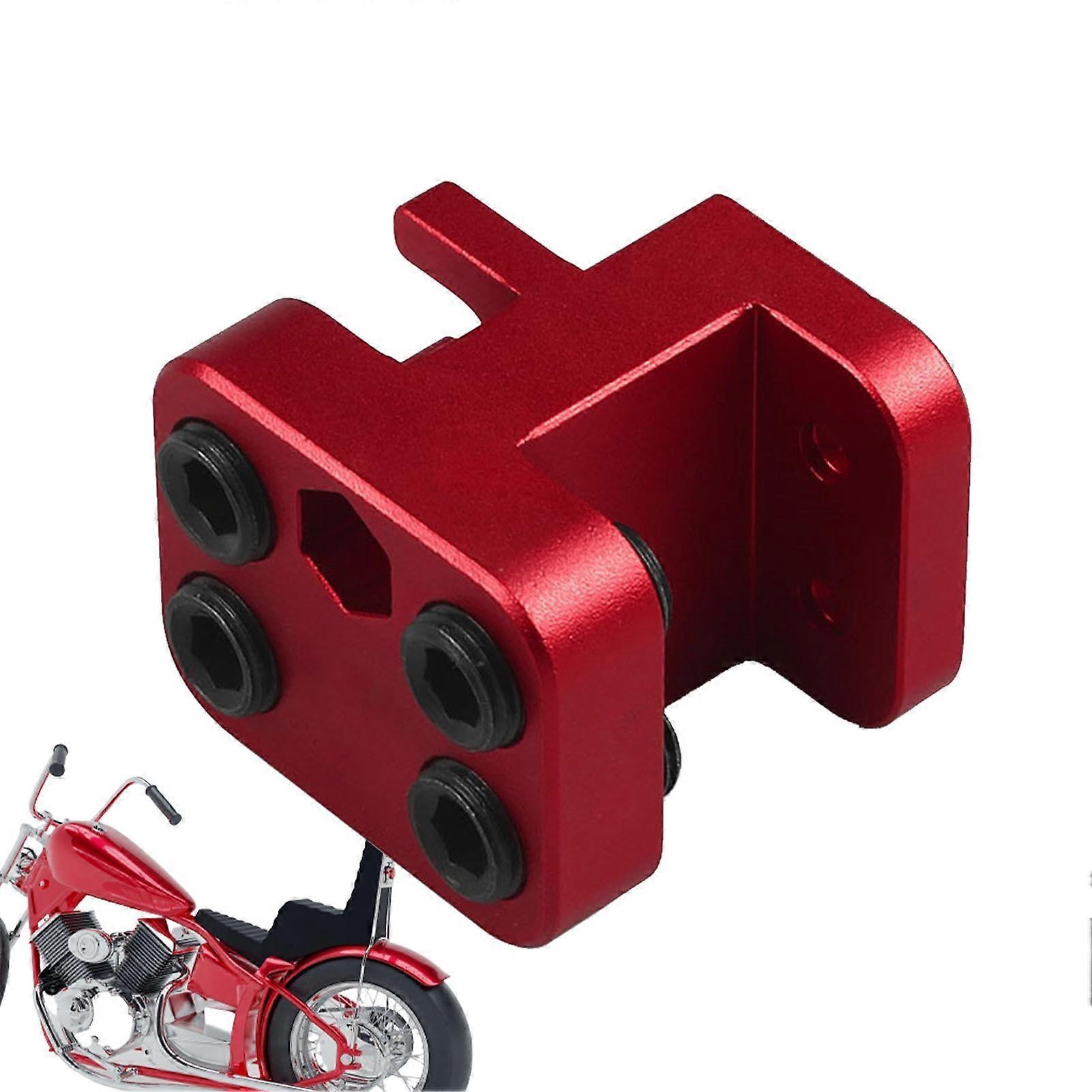 Chain Link Press Tool For Motorcycle Chains 520/525/530, Professional Chain Alignment, Red Side Plate, 5-Series Compatible