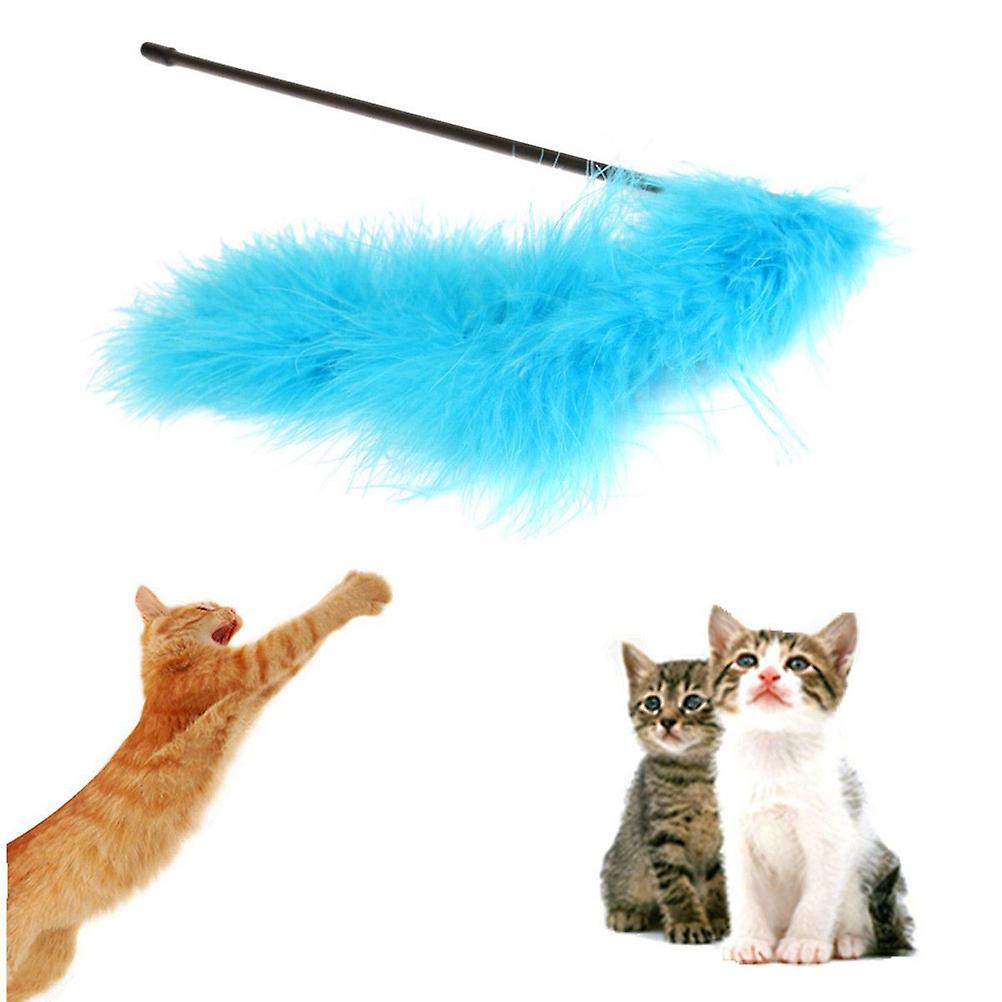 Cat Feather Stick Wire Chaser Wand Toy