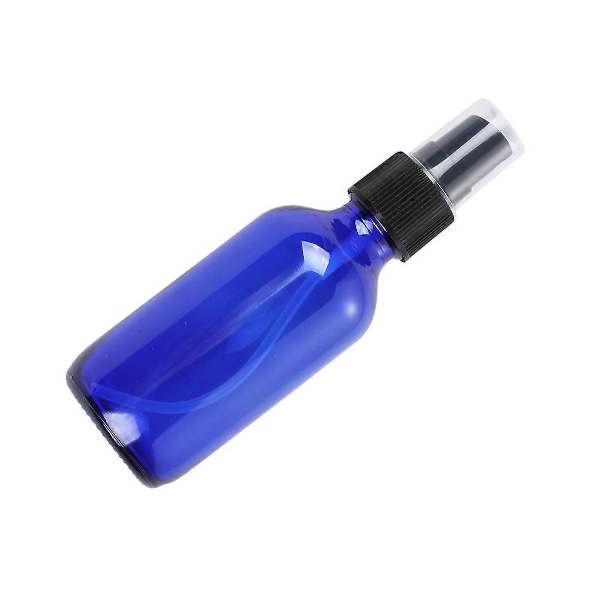 6pcs Refillable Blue Spray Bottles for Travel, Cosmetics, Shampoo, and Essential Oils – Portable and Easy to Use