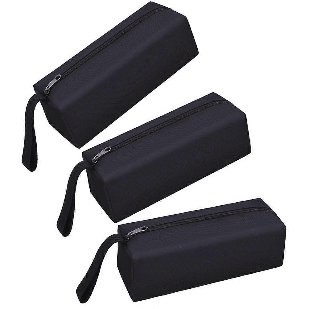 3Pcs Oxford Cloth Tool Pouch, Splashproof Multi Purpose Storage Organizer for Durable & Portable Tool Storage with Zipper