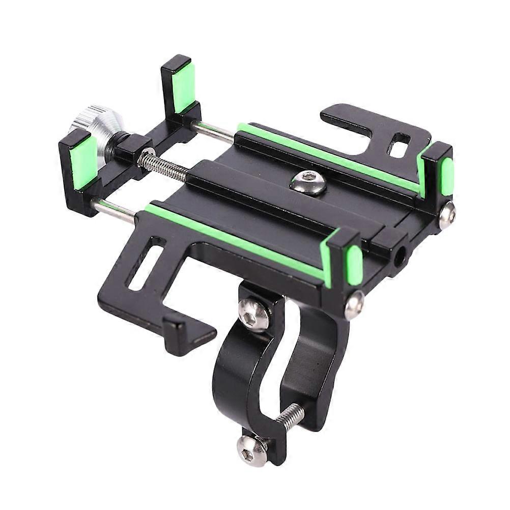 Aluminium Alloy Mobile Phone Holder Bracket for Car Motorbike Durable Support Compatible with Various Models Dashboard Office Use Green