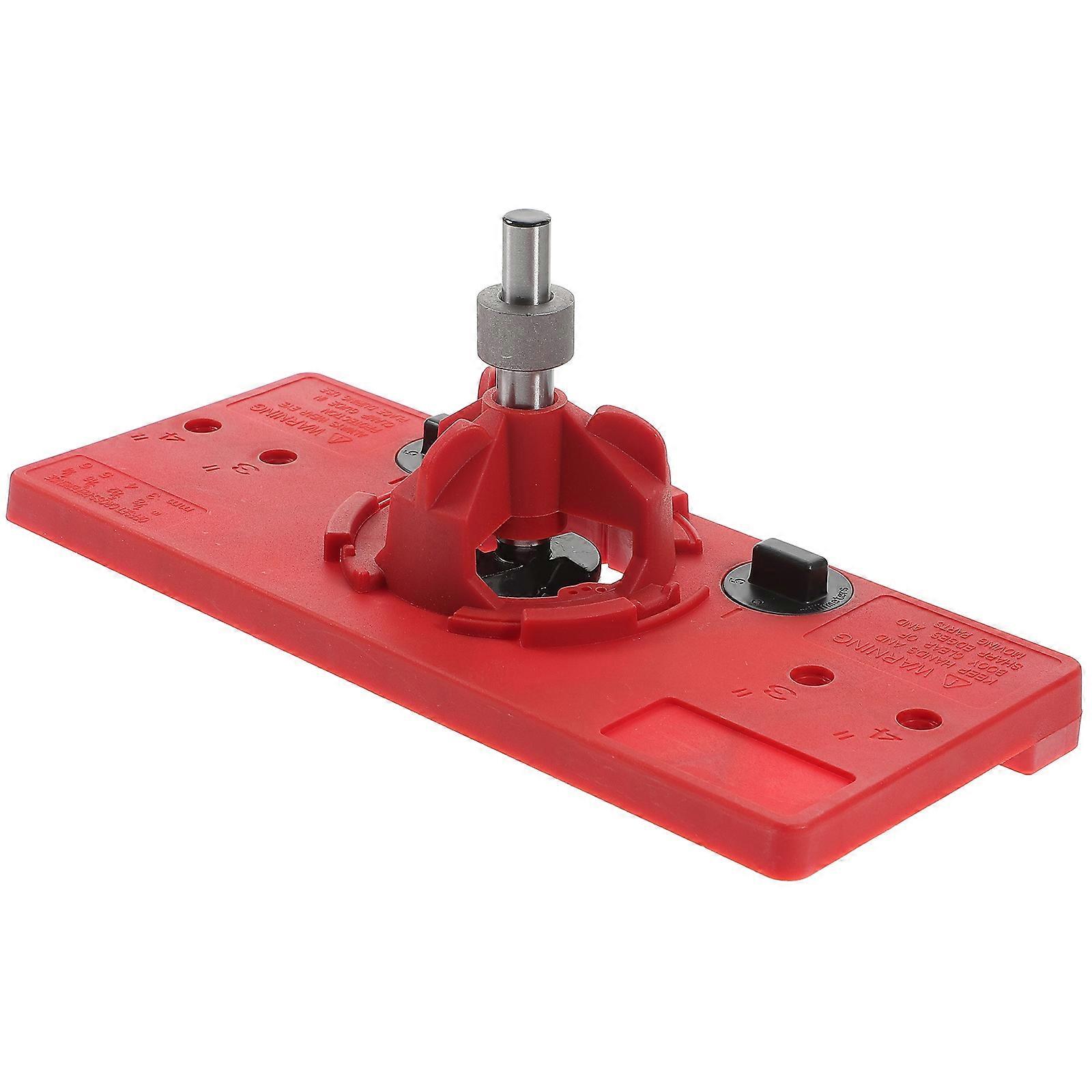 Cabinet Hardware Jig Tool Quick Installation Aid for Woodworkers DIY Enthusiasts 22.5X9.4cm Red 1 Set