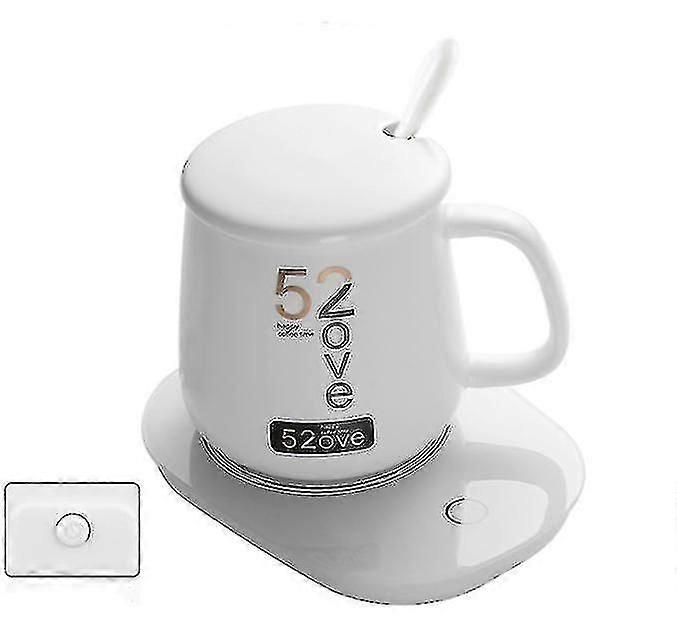55 Degree Automatic Insulation Water Cup Milk Heating Coaster, With Gravity Sensor Switch