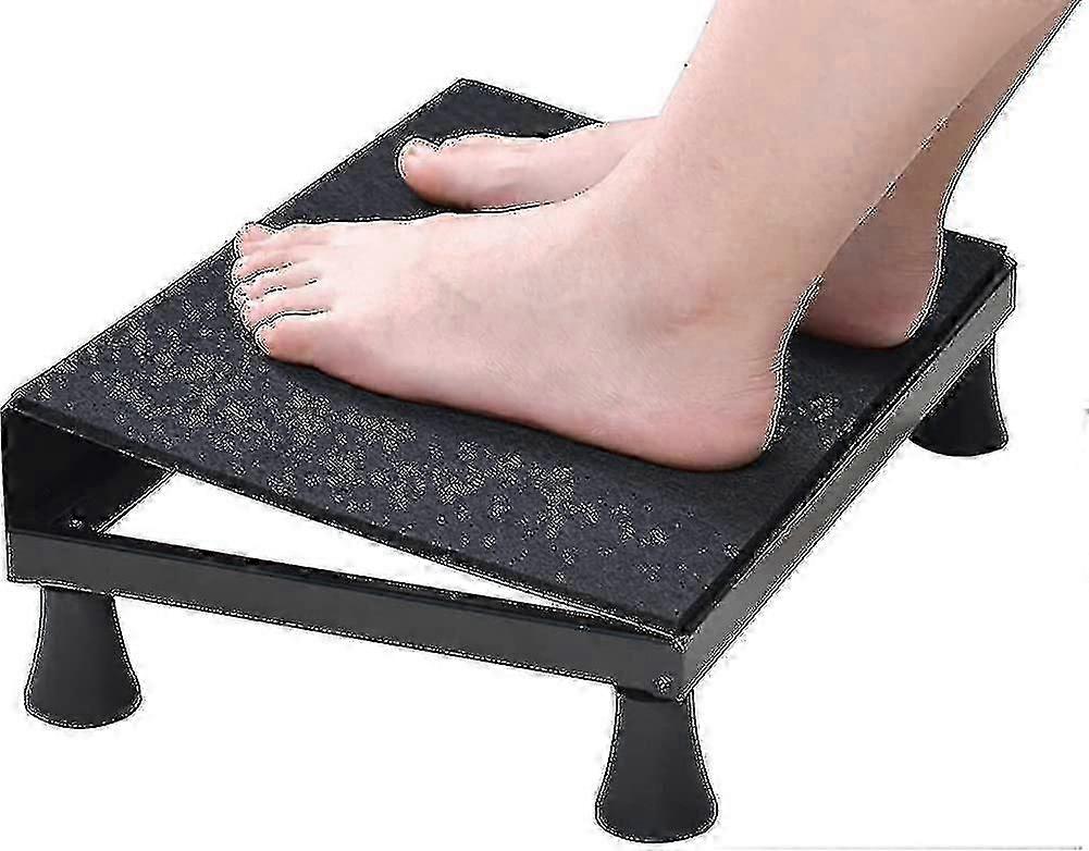 Footrest 6 Height Adjustable & Angle Adjustable, Ergonomic Footstool, Non-slip