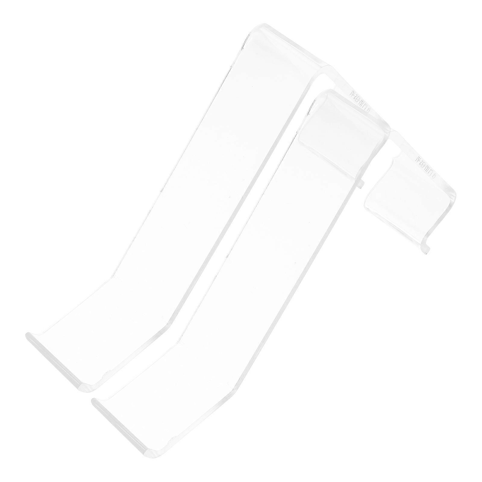 Heels Rack High Heel Display Stand Retail Store Use Transparent 16.70X9.60X3.60CM Shoe Display 2Pcs