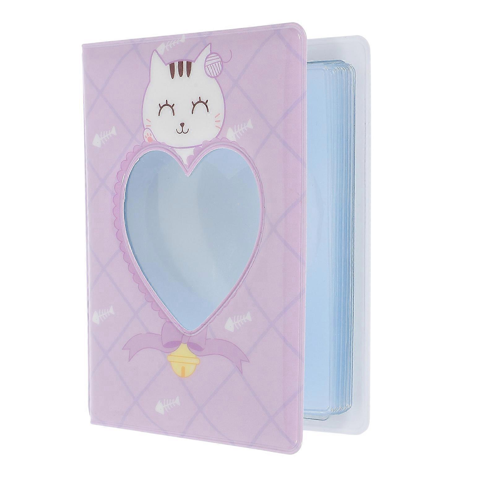Mini Photo Folder Small Picture Book Multi Color PVC Waterproof 1Pack