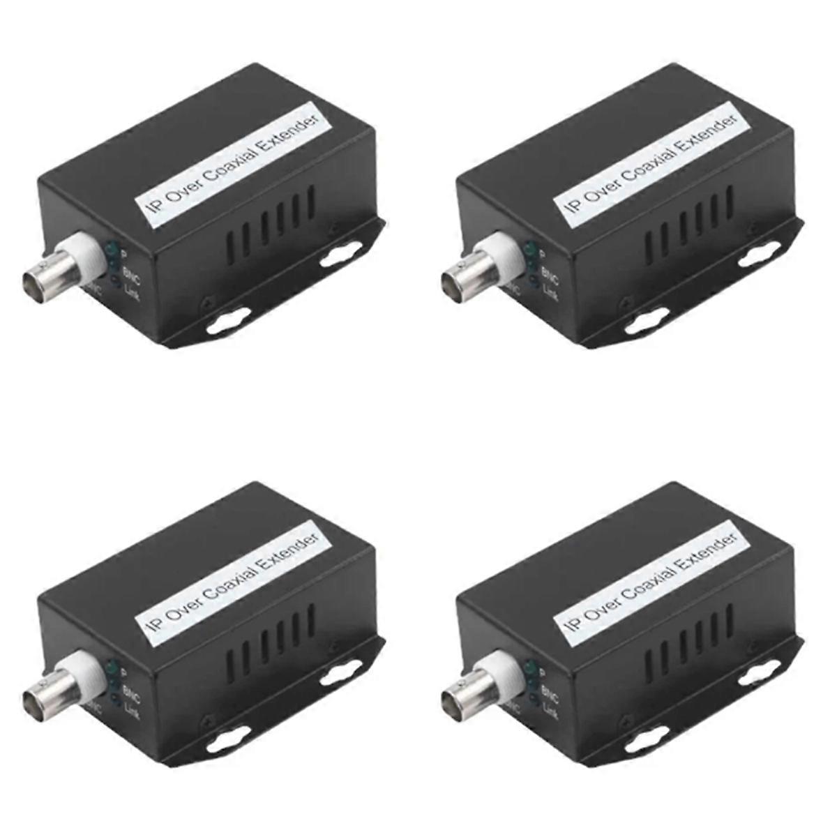 1Pcs Ethernet IP Extender Over Coax HD Network Kit for CCTV Cameras,B