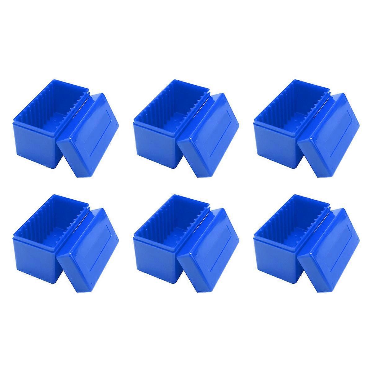 6X Square Plastic 10 Coin Capacity Holder Slab Storage Box Case Fit for PCCB