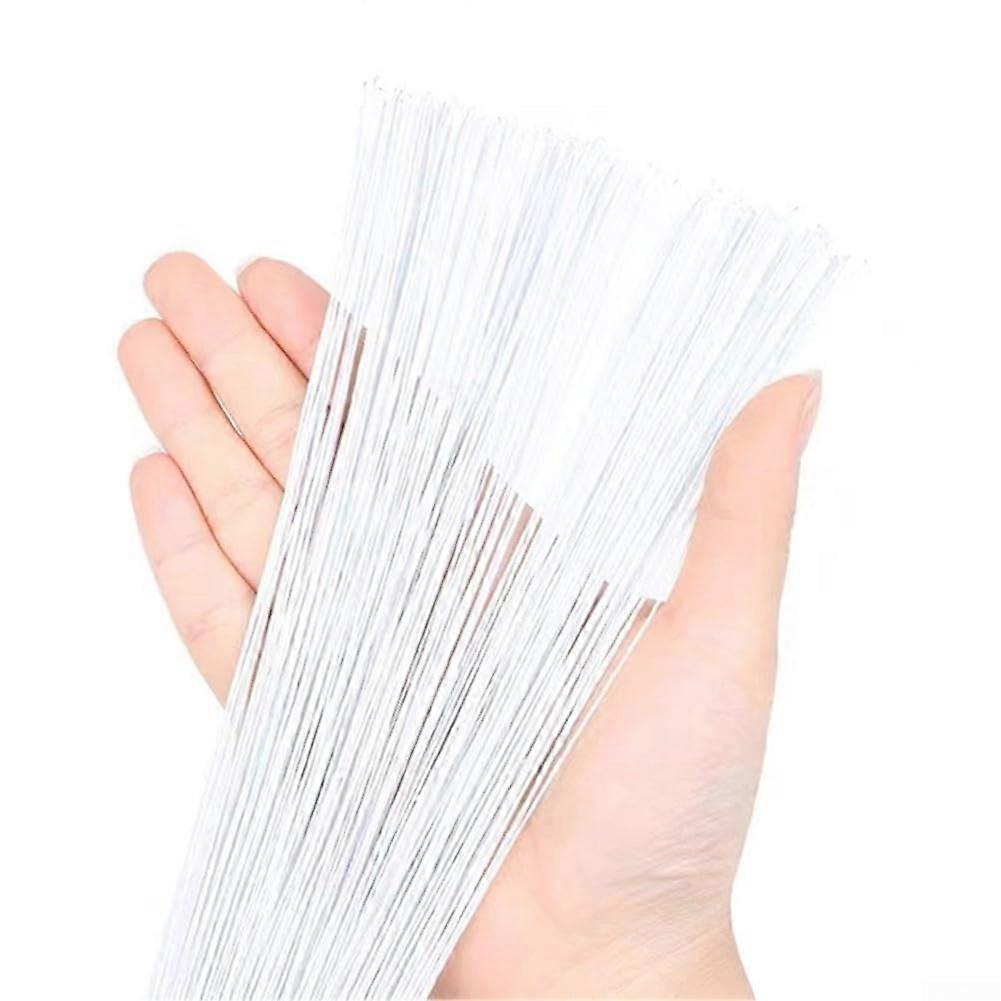 Favorite Flower Wire 36cm Length White, Ideal for Doll Making, Leaf Crafts, Floral Arrangements and Art Projects