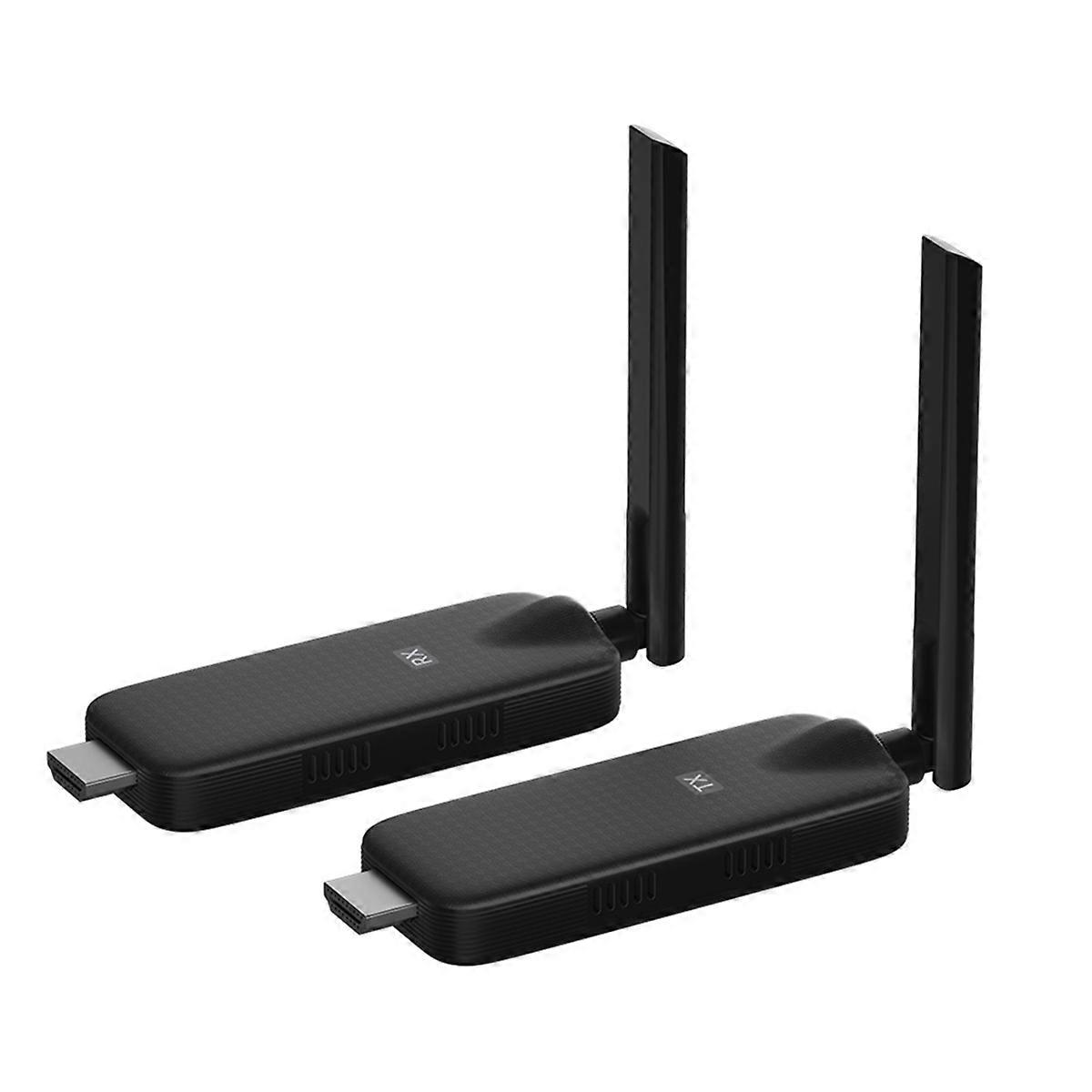 Wireless Transceiver HDMI-Compatible Video Transmitter Receiver Share Screen Mirror Extender HD Adapter for TV Projector