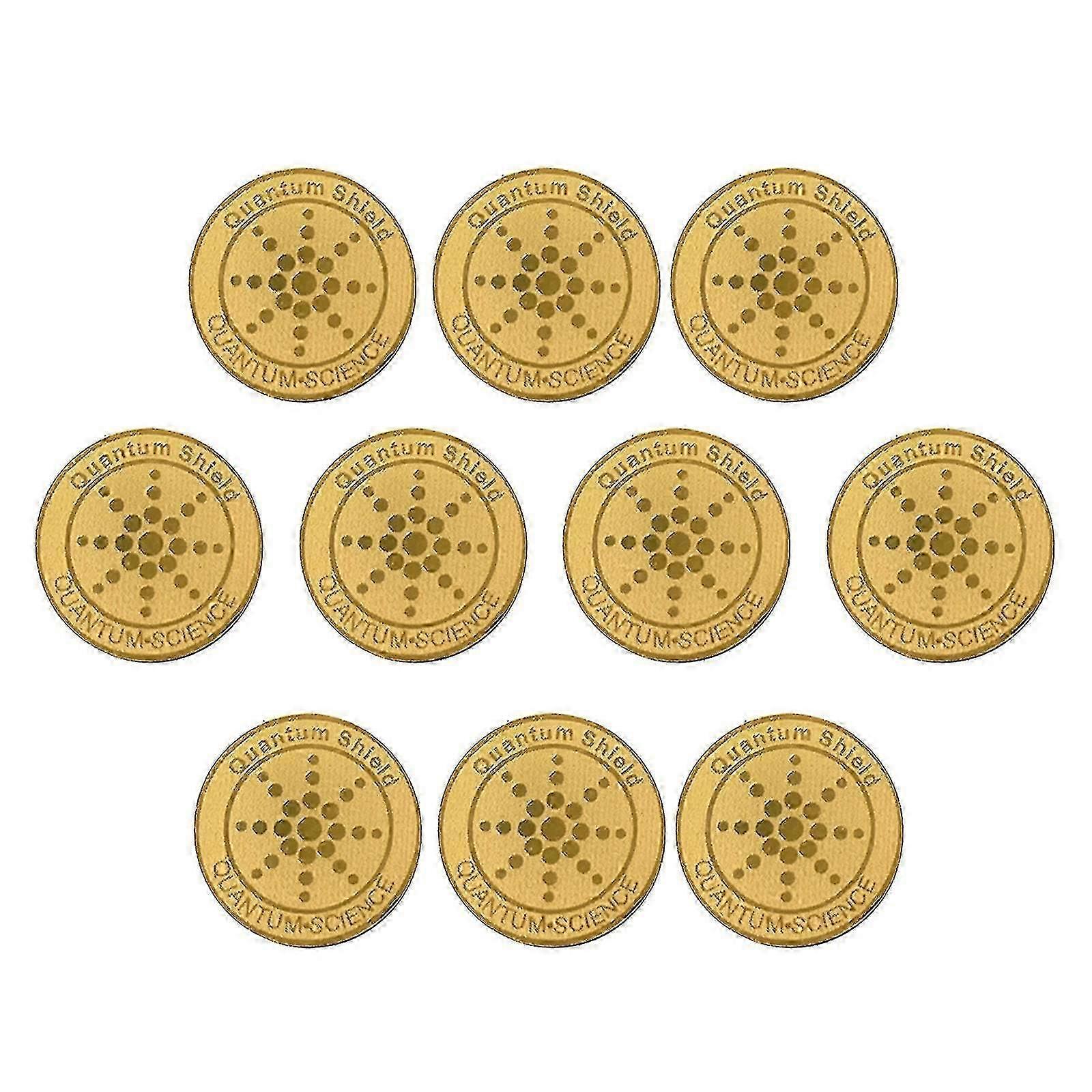 10pcs Energy Anti Radiation Protector Shield Emf For Protection Mobile Cell Phone Stickers Emr Blocker