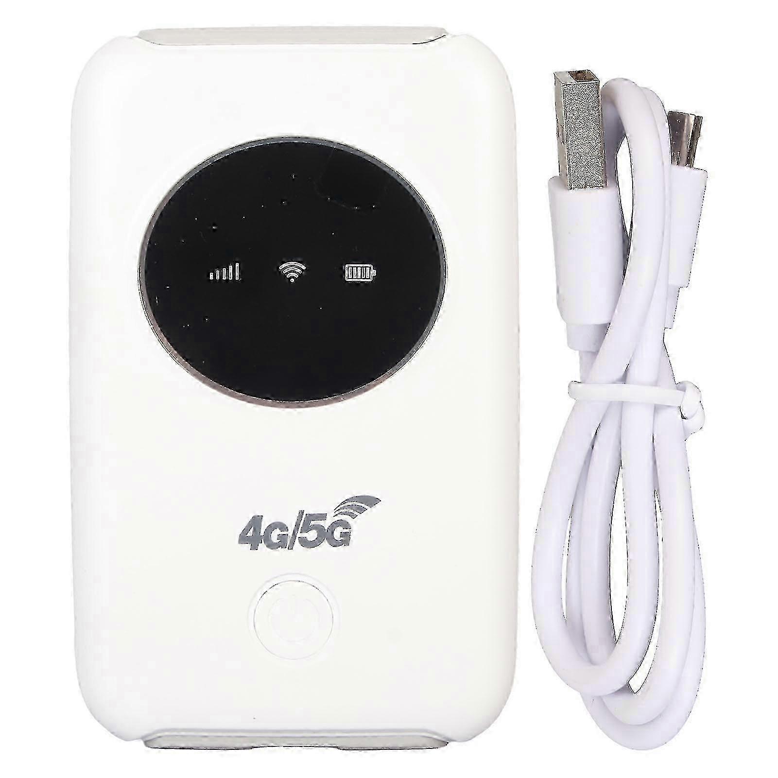 Unlocked 4G LTE USB WiFi Modem with 300Mbps Speed, 5G Compatibility, SIM Card Slot, and 3200mAh Built-in Wireless Portable Router
