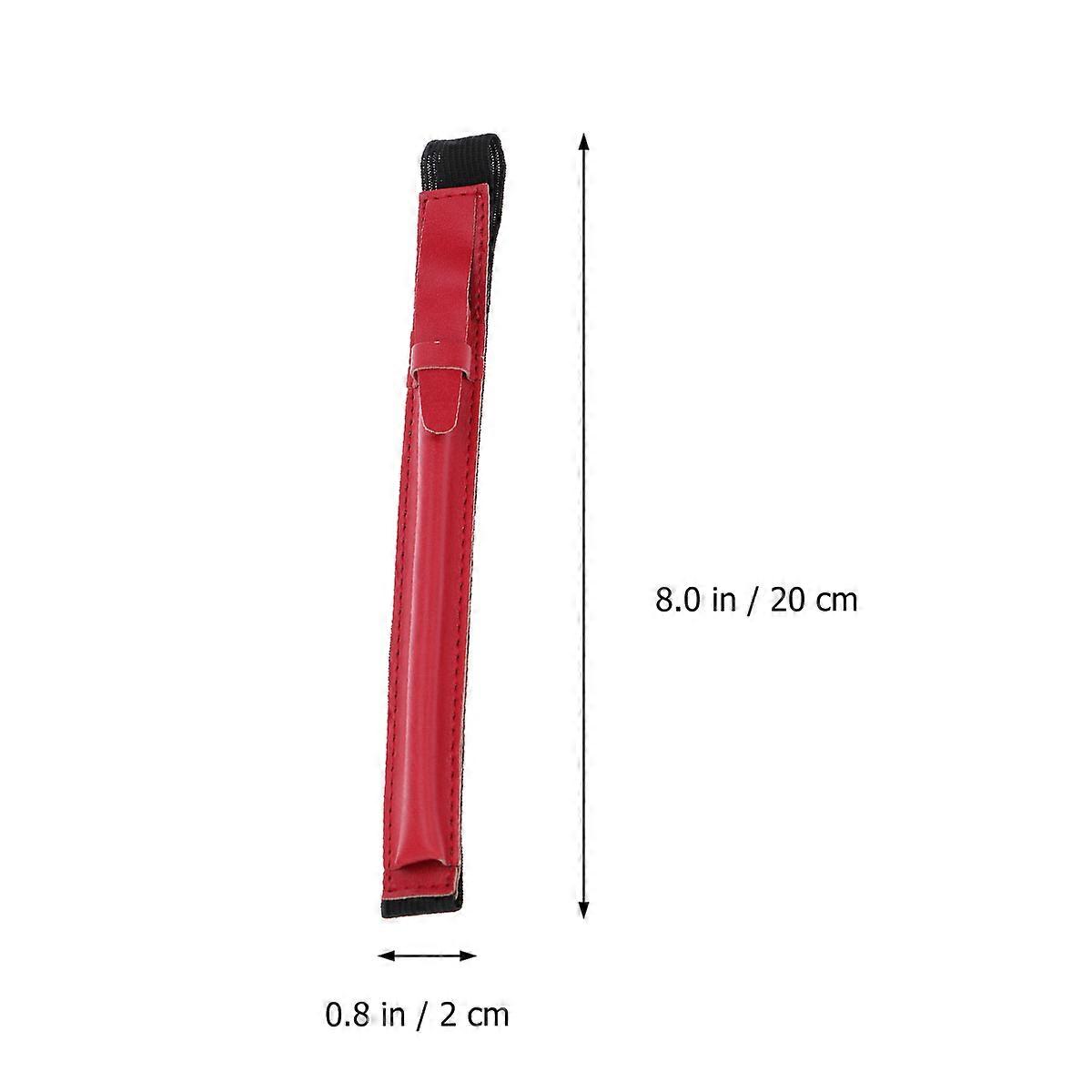 Stylus Pen Cover Pencil Holder For Pencil Daily Use Red 20 X 2 X 2 Cm Scratch Resistance 1Pack