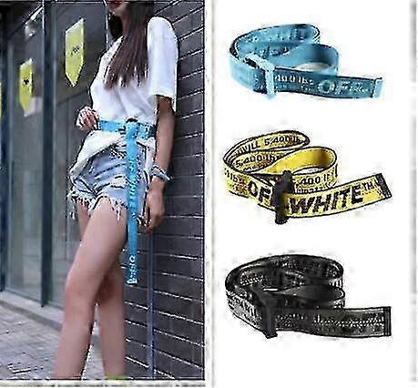 Ceinture en toile extra-épaisse pour dames avec broderie exquise - convient à un usage quotidien