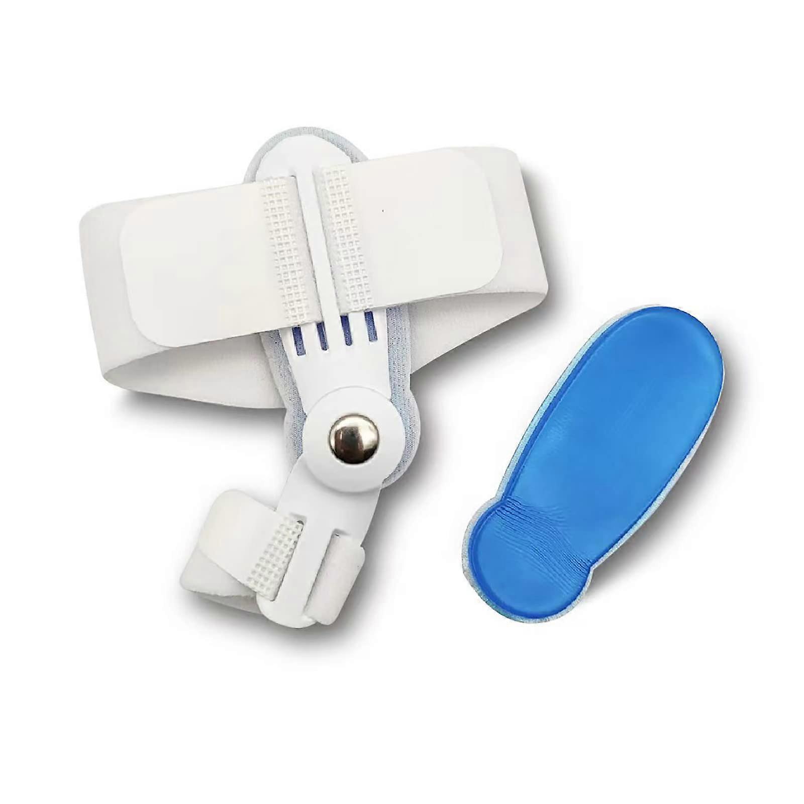 Bunion Corrector - Orthopedic Toe Straightener, Adjustable Bunion Splint With Silicone Pad, Unisex, 1 Piece, White
