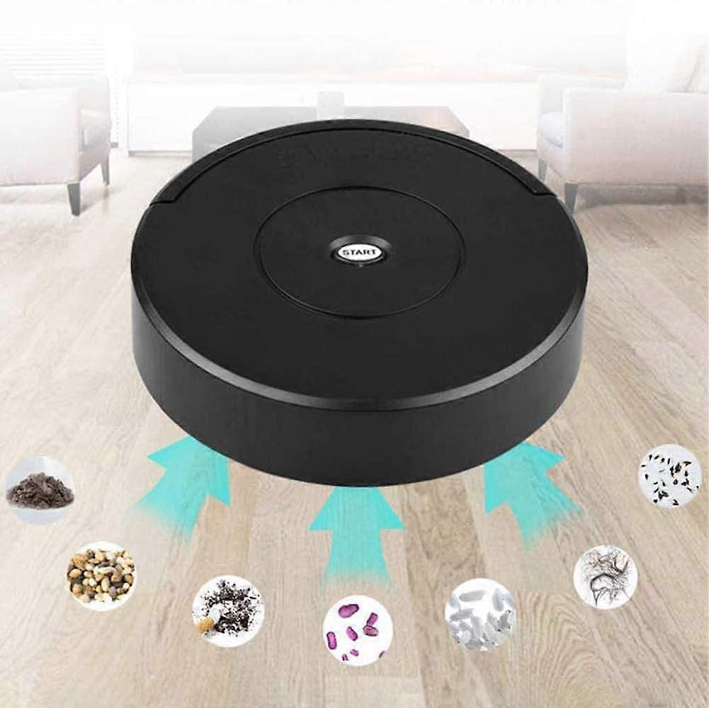 Intelligent Sweeping Robot, Cleaner Sweeping Robot, Household Automatic Intelligent Floor Cleaning Robot Dust Collector Black ZeGoods